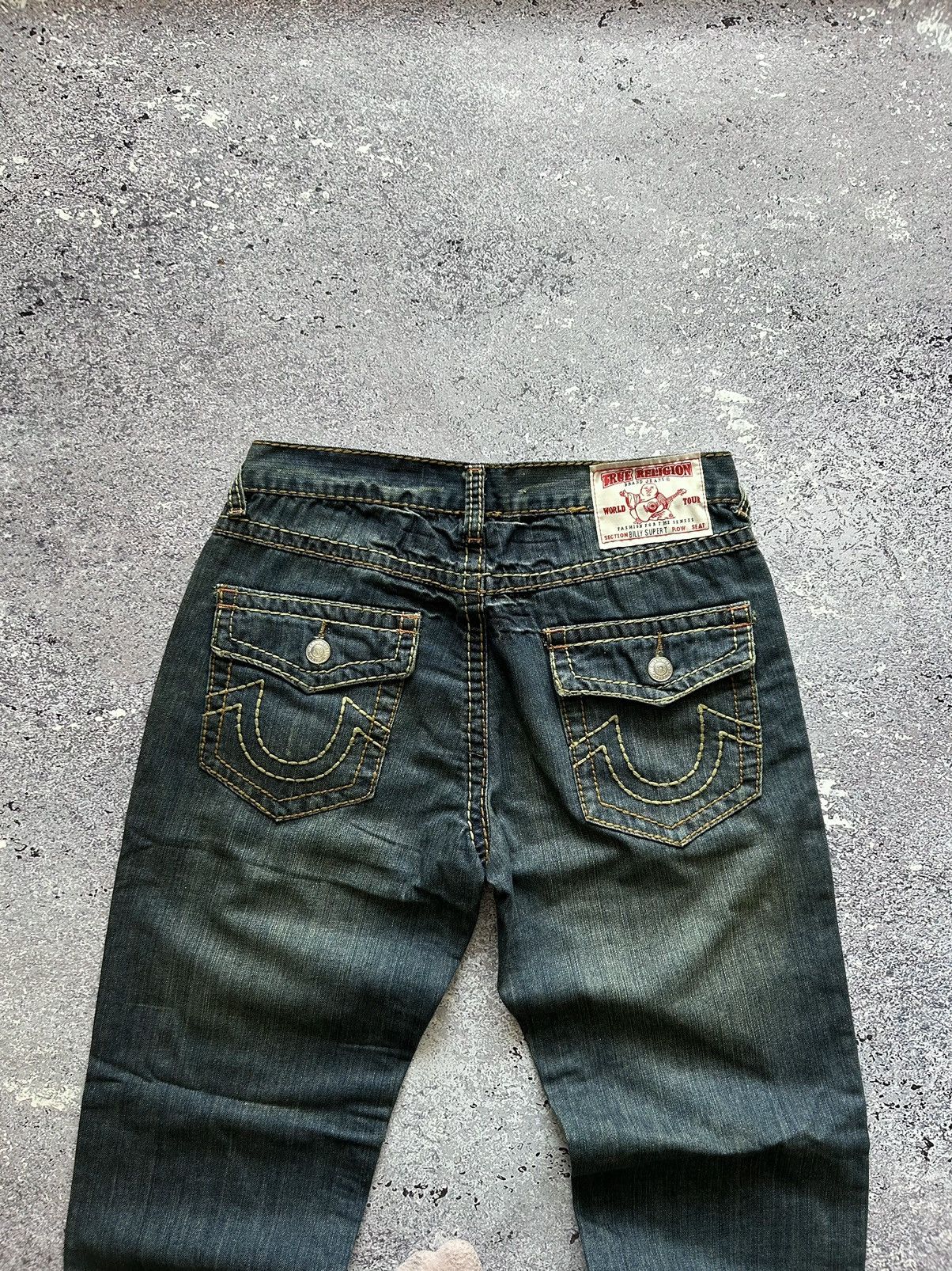 True Religion × Vintage True Religion Jeans Made In USA Chief Keef Style Y2K RAP Size US 34 / EU 50 - 2 Thumbnail