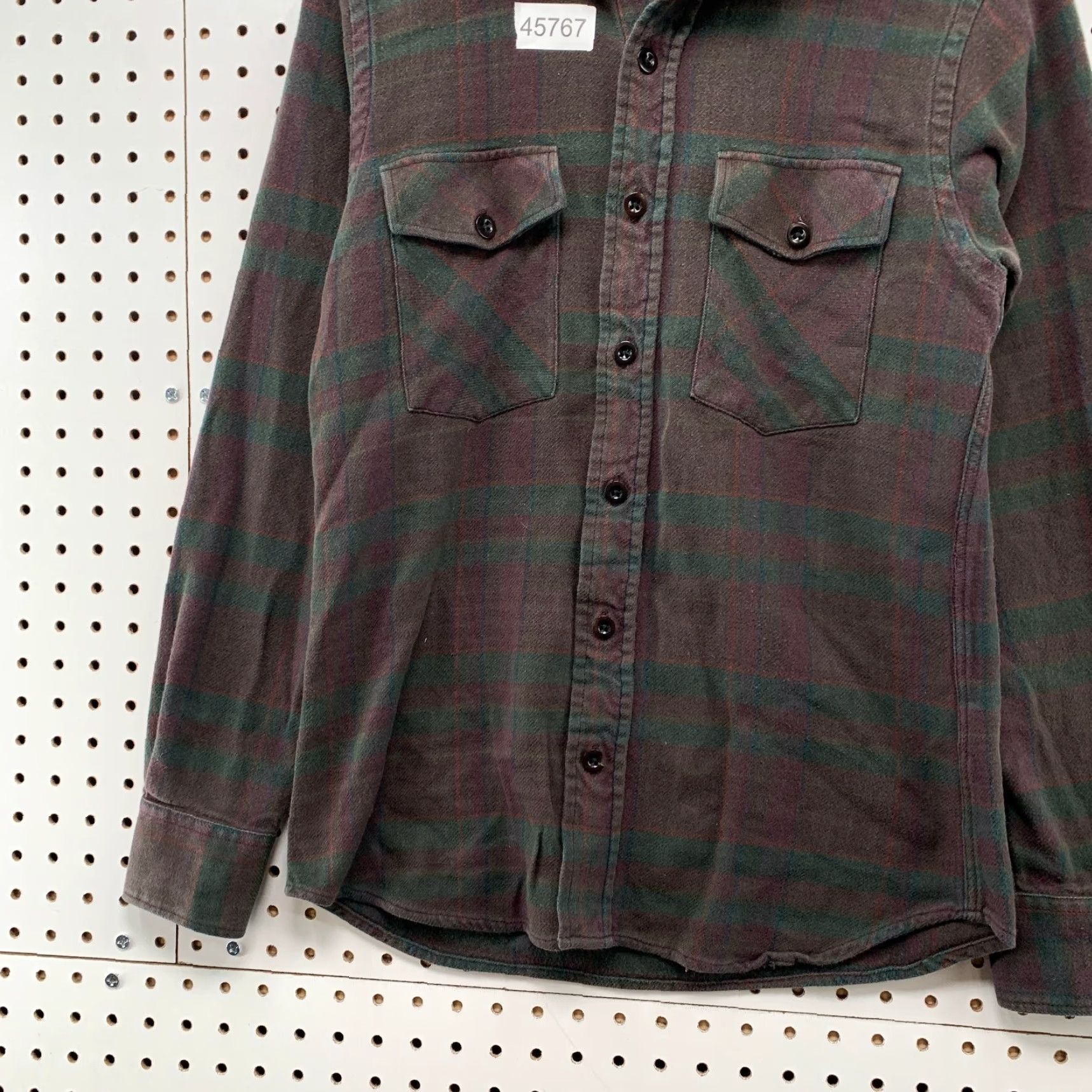 Vintage VINTAGE Jack Spade Flannel Button Shirt Mens S Plaid Green Red Workwear Pockets Size US S / EU 44-46 / 1 - 3 Thumbnail