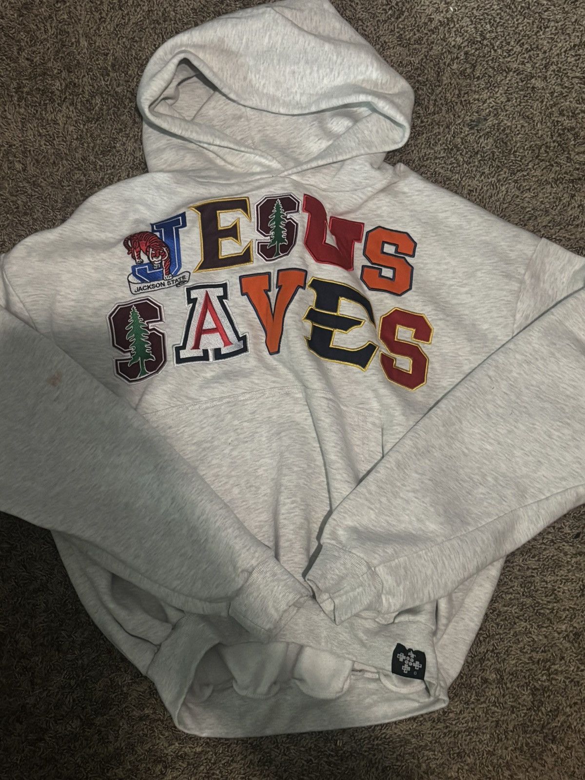 Other jesus saves college hoodie Size US M / EU 48-50 / 2 - 2 Thumbnail