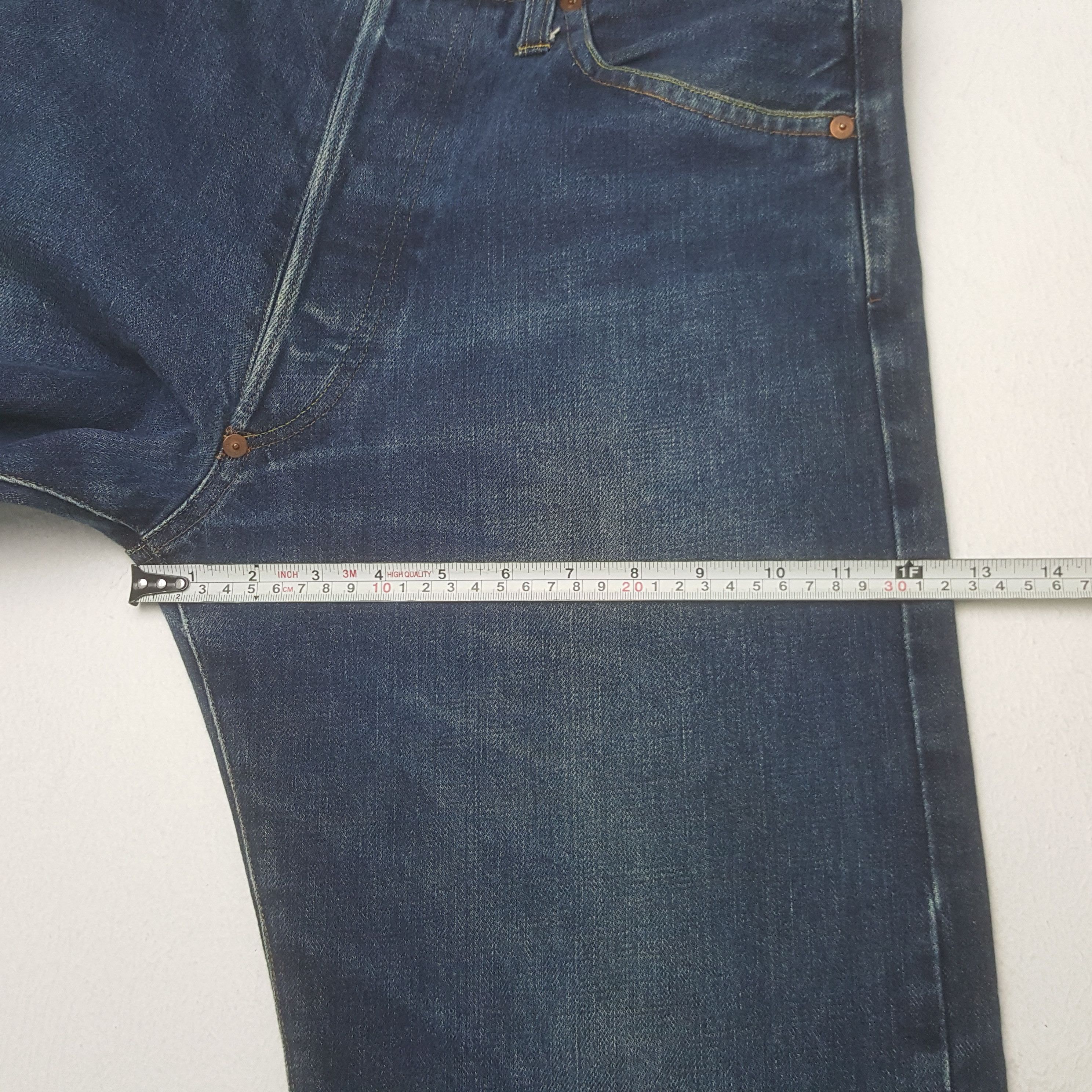 Evisu × Japanese Brand Vintage Evisu Japan Custom Daicock Art Denim Jeans Size US 31 - 9 Thumbnail