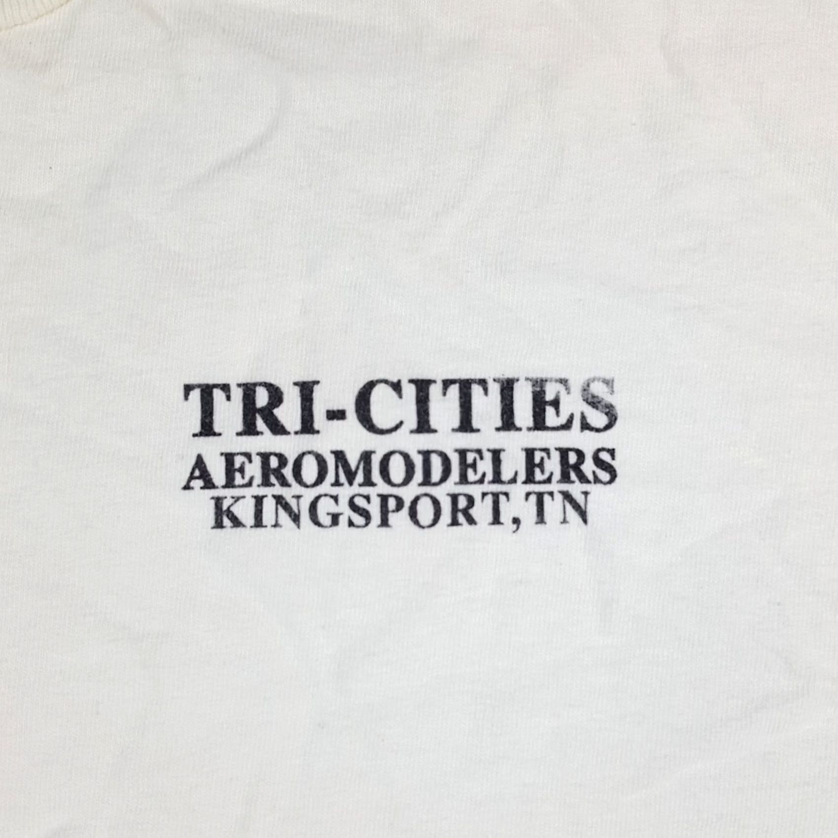 Hanes Vintage Hanes T-Shirt Aeromodelers Airport Model Plane XL White 90s Mens Shirt 90s, Outdoor, Retro, Y2K, Vintage, Airplane, Aero Shirts Size US XL / EU 56 / 4 - 4 Thumbnail