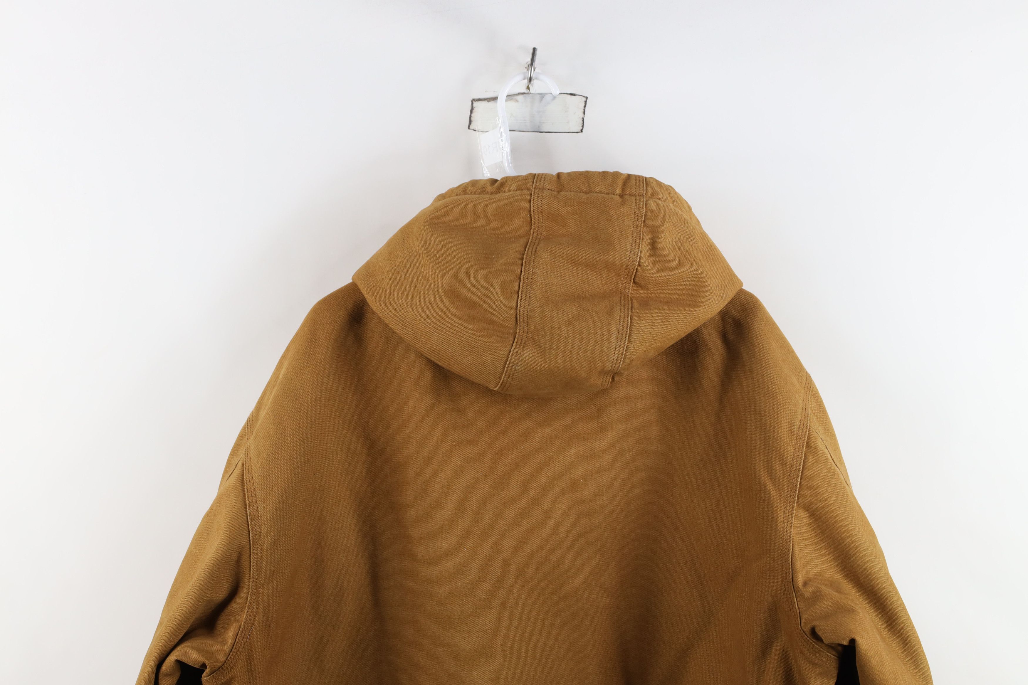 Vintage Vintage Corning Quilted Canvas Hooded Work Jacket Brown Size US XL / EU 56 / 4 - 15 Thumbnail