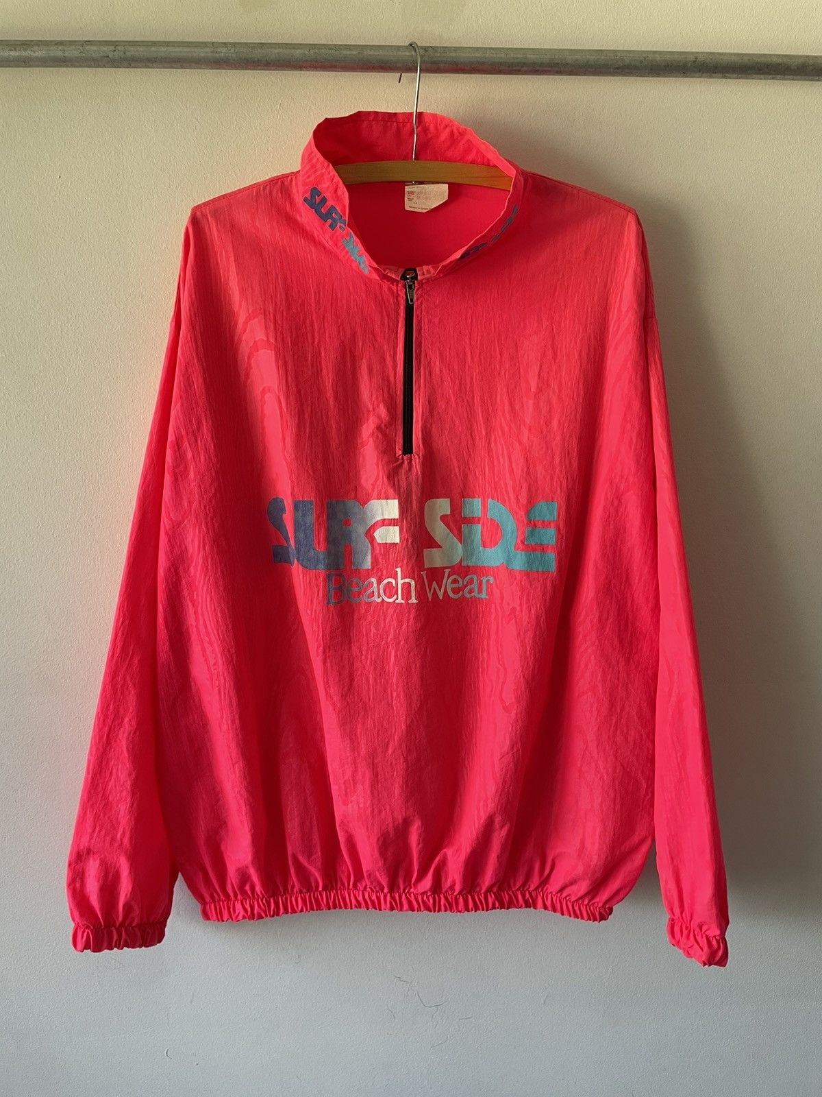 Vintage 80s Surfside Beachwear Surfer Windbreaker