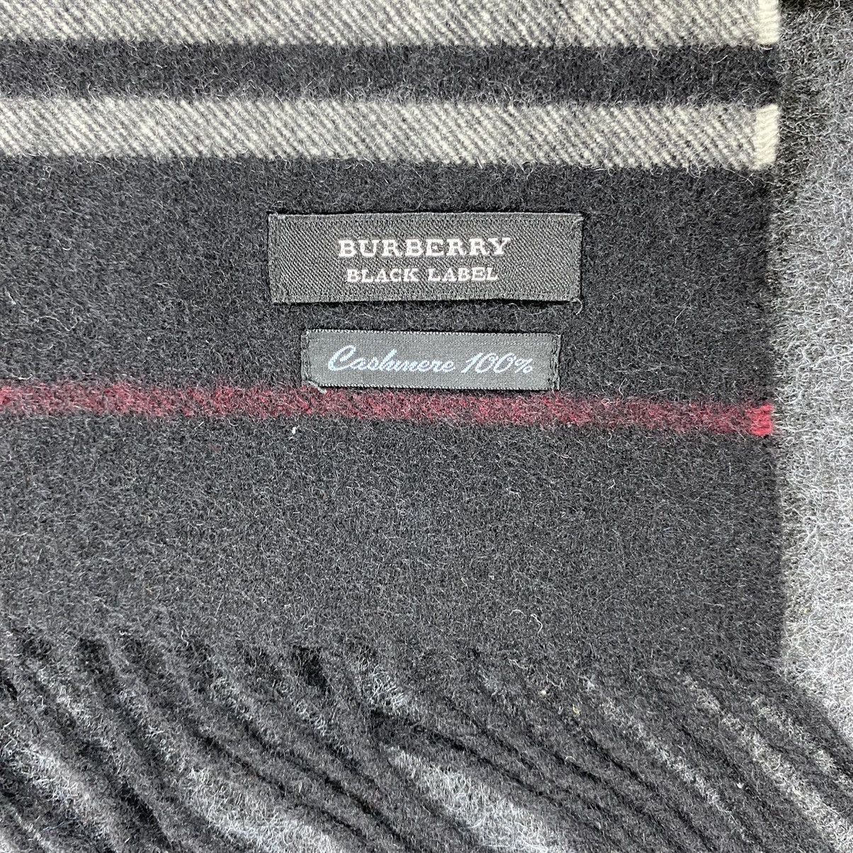 Burberry × Vintage Burberry Black Label Scarf # Muffler # Neckwear # D239 Size ONE SIZE - 4 Thumbnail