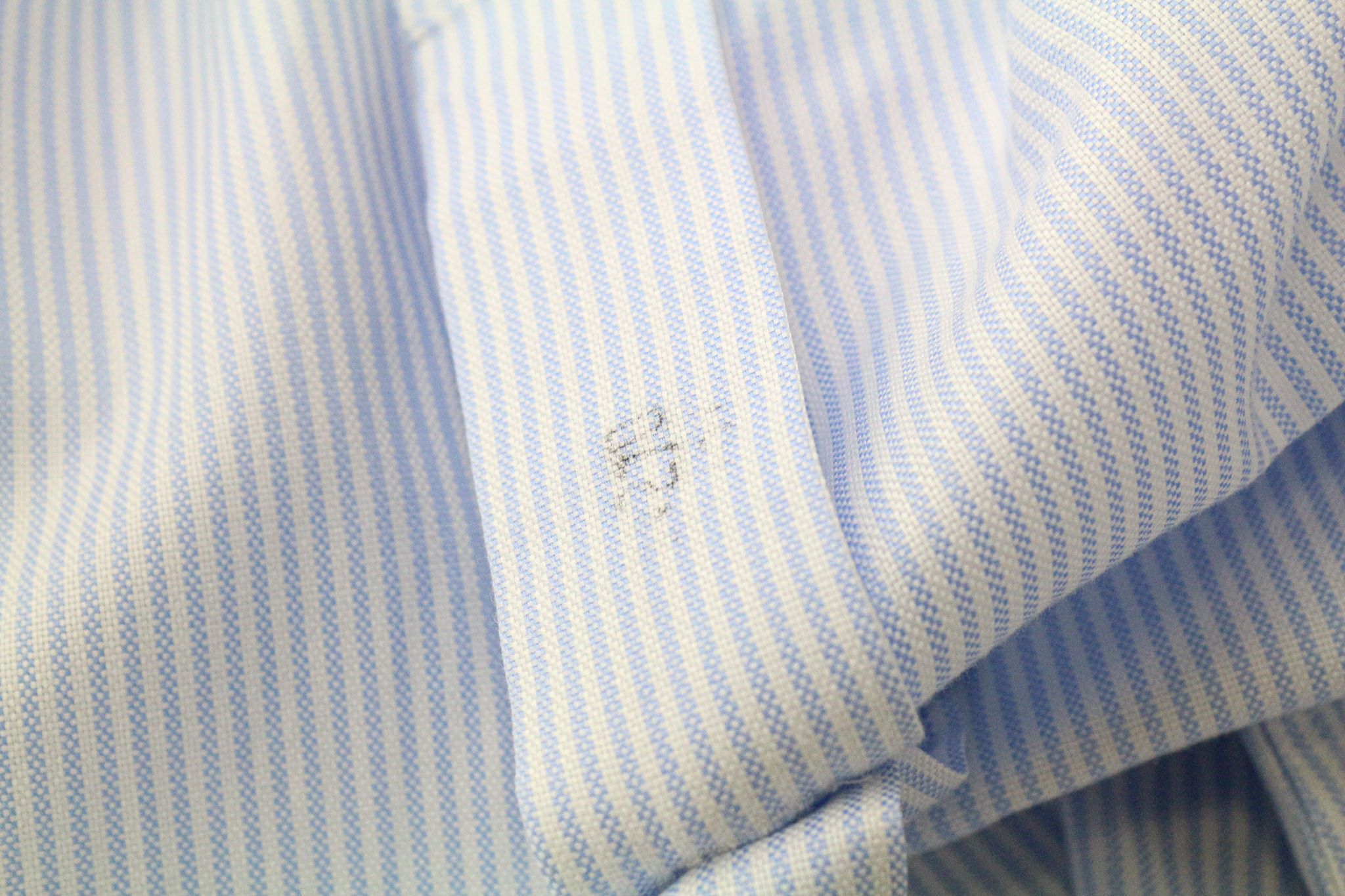 Suitsupply 38/15 Extra Slim Blue Cotton Stripe Shirt 79314 Size 38R - 8 Thumbnail