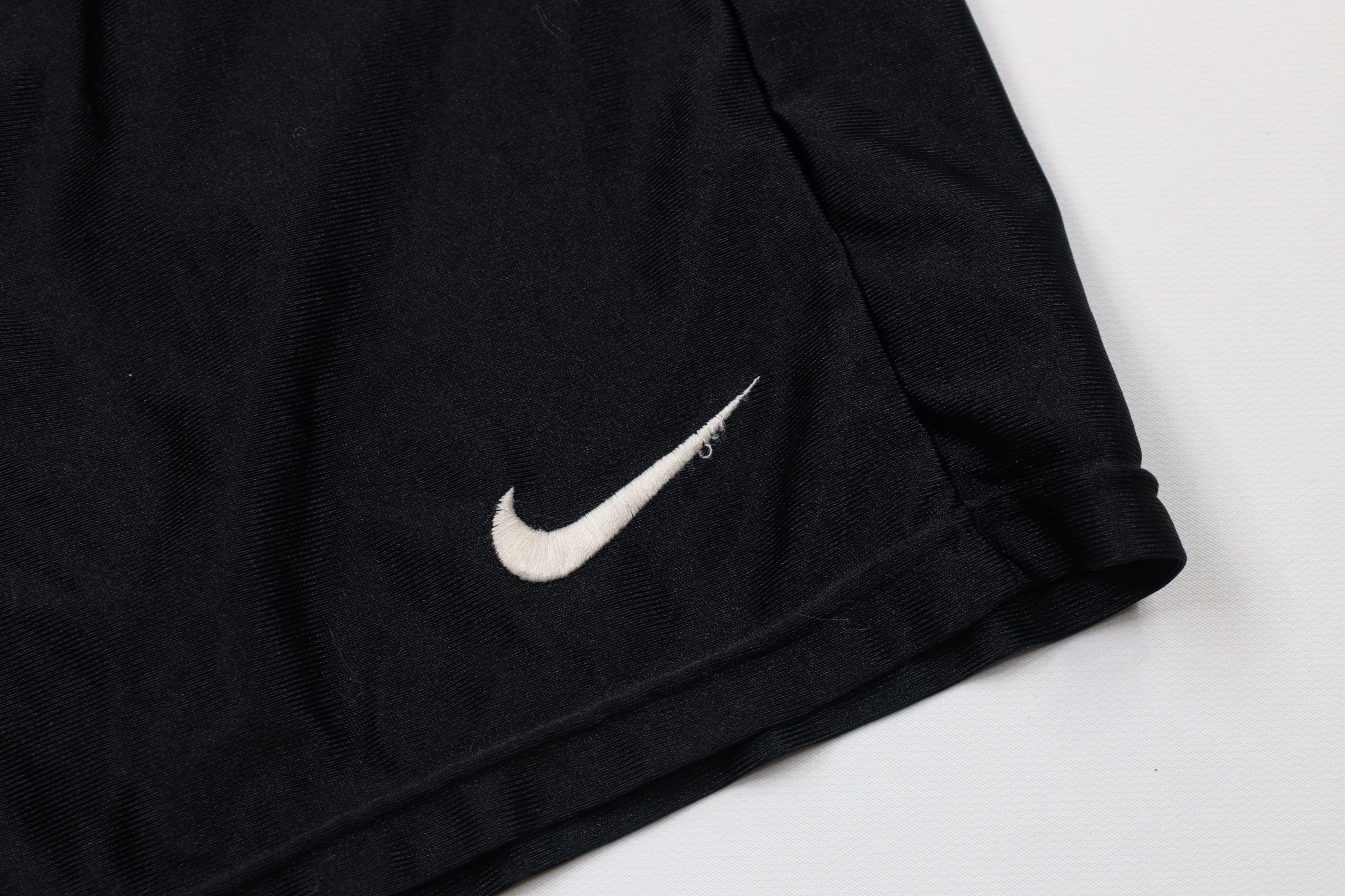 Nike × Vintage Vintage 90s Nike Mini Swoosh Above Knee Shorts Black USA Size US 32 / EU 48 - 5 Thumbnail