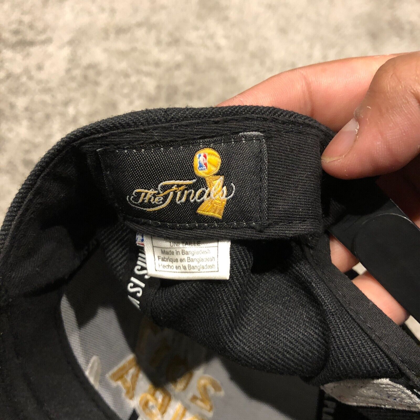 Adidas 2017 Adidas Golden State Warriors NBA Finals Black Snapback Size ONE SIZE - 8 Thumbnail