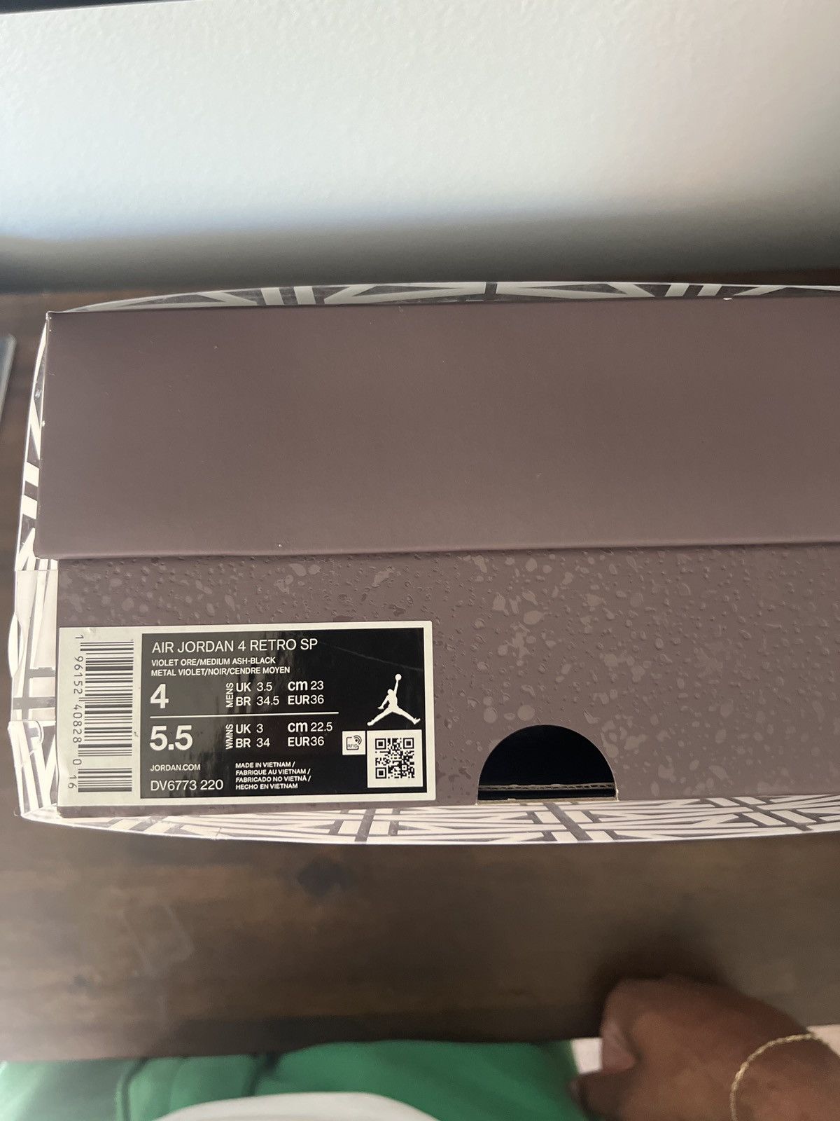 A Ma Maniere × Jordan Brand Jordan 4 Retro SP A Ma Maniére Violet Ore size 4 Size US 5 / EU 37 - 8 Thumbnail