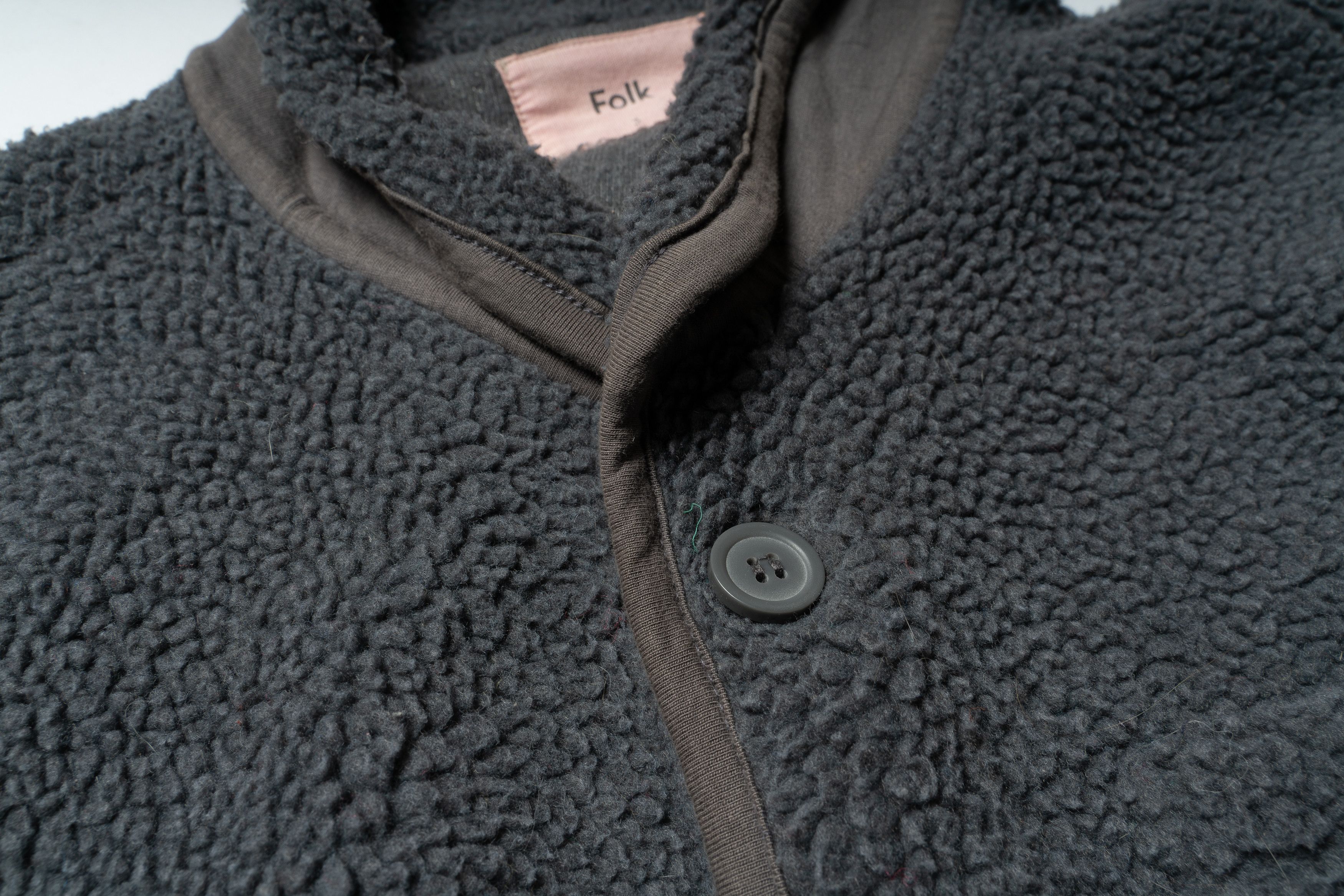 Folk 🔵 FOLK Fleece sherpa Jacket Grey Size US M / EU 48-50 / 2 - 14 Thumbnail