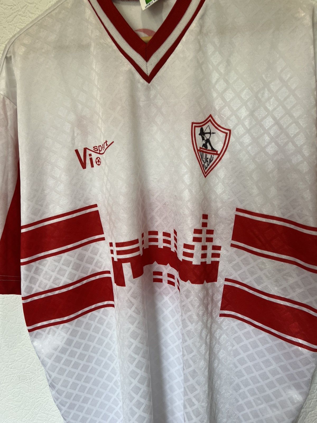 Vintage Zamalek Venecia 2001/2002 Home Kit Soccer Jersey Football Size US XL / EU 56 / 4 - 2 Thumbnail