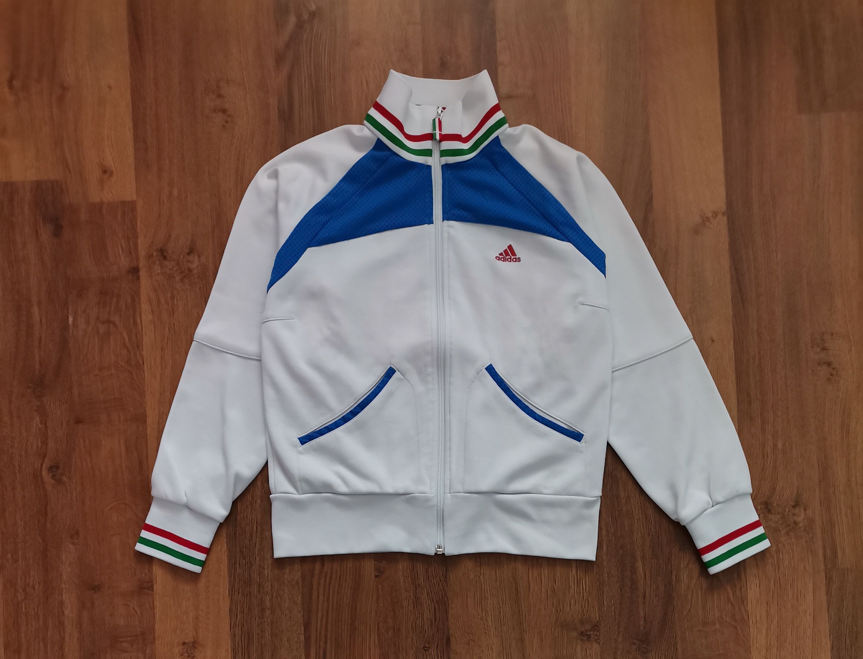 Adidas Vintage Adidas Women's Italy Zip Up Sweatshirt Size M / US 6-8 / IT 42-44 - 1 Thumbnail