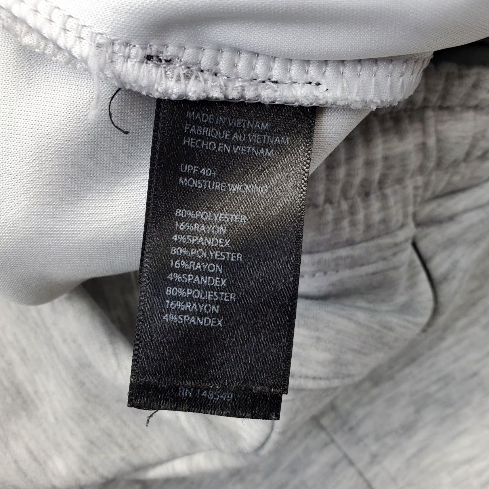Kenneth Cole Kenneth Cole Sweatpants Womens Large Gray Athletic Fit Tapered Drawstring UPF 40+ Sweatpants Women L Gray Athletic Fit Tapered Drawstring UPF40+ Size 36" / US 14 / IT 50 - 7 Thumbnail