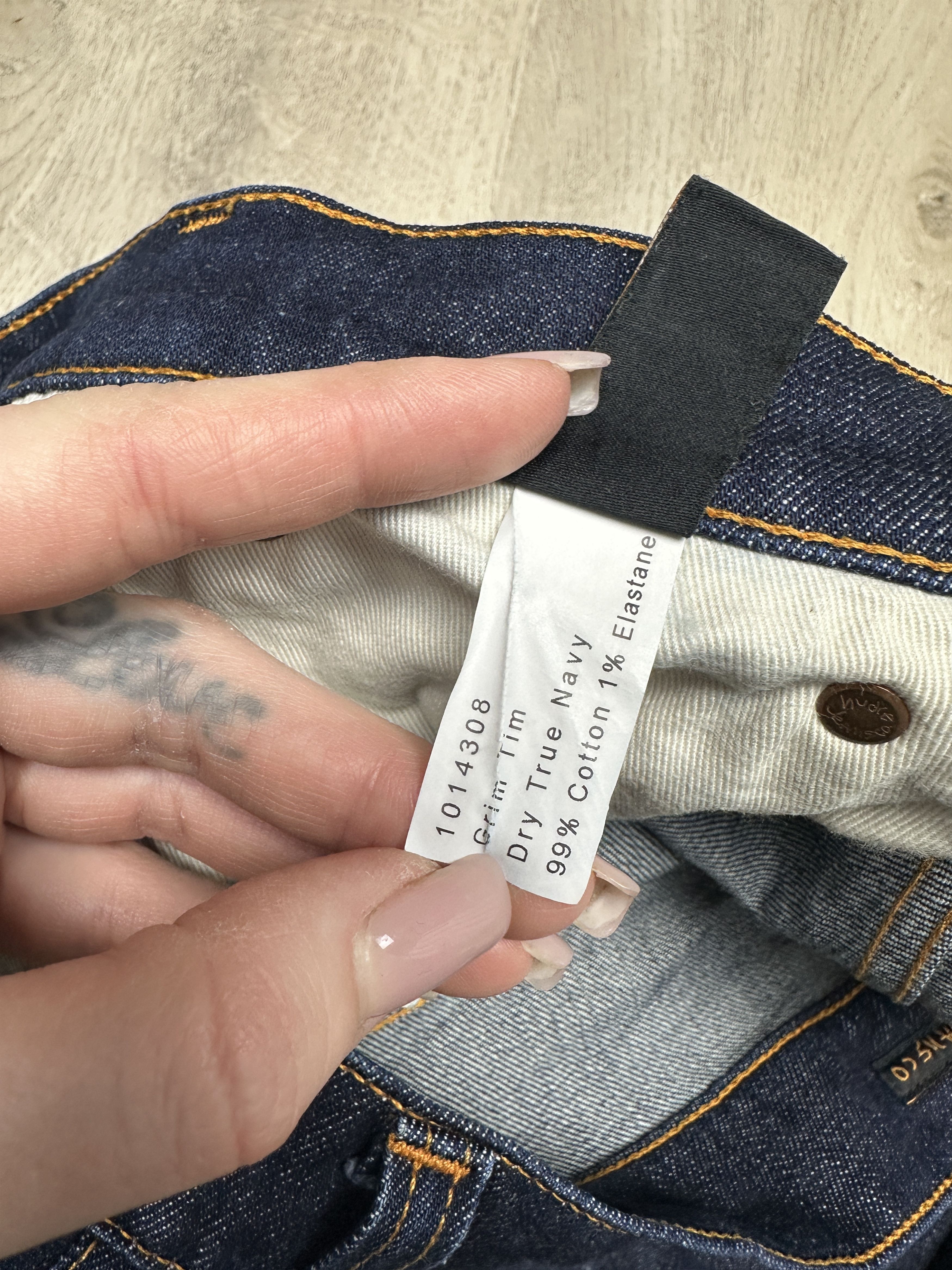 Nudie Jeans Nudie Jeans Grim Tim Mens Denim Pants Jeans Size US 34 / EU 50 - 11 Thumbnail