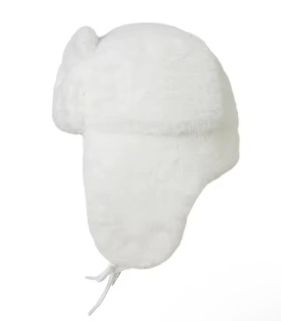 Japanese Brand Y2K Cartoon Bare Bear White Ushanka Autumn Winter Warm Hat Size ONE SIZE - 3 Thumbnail