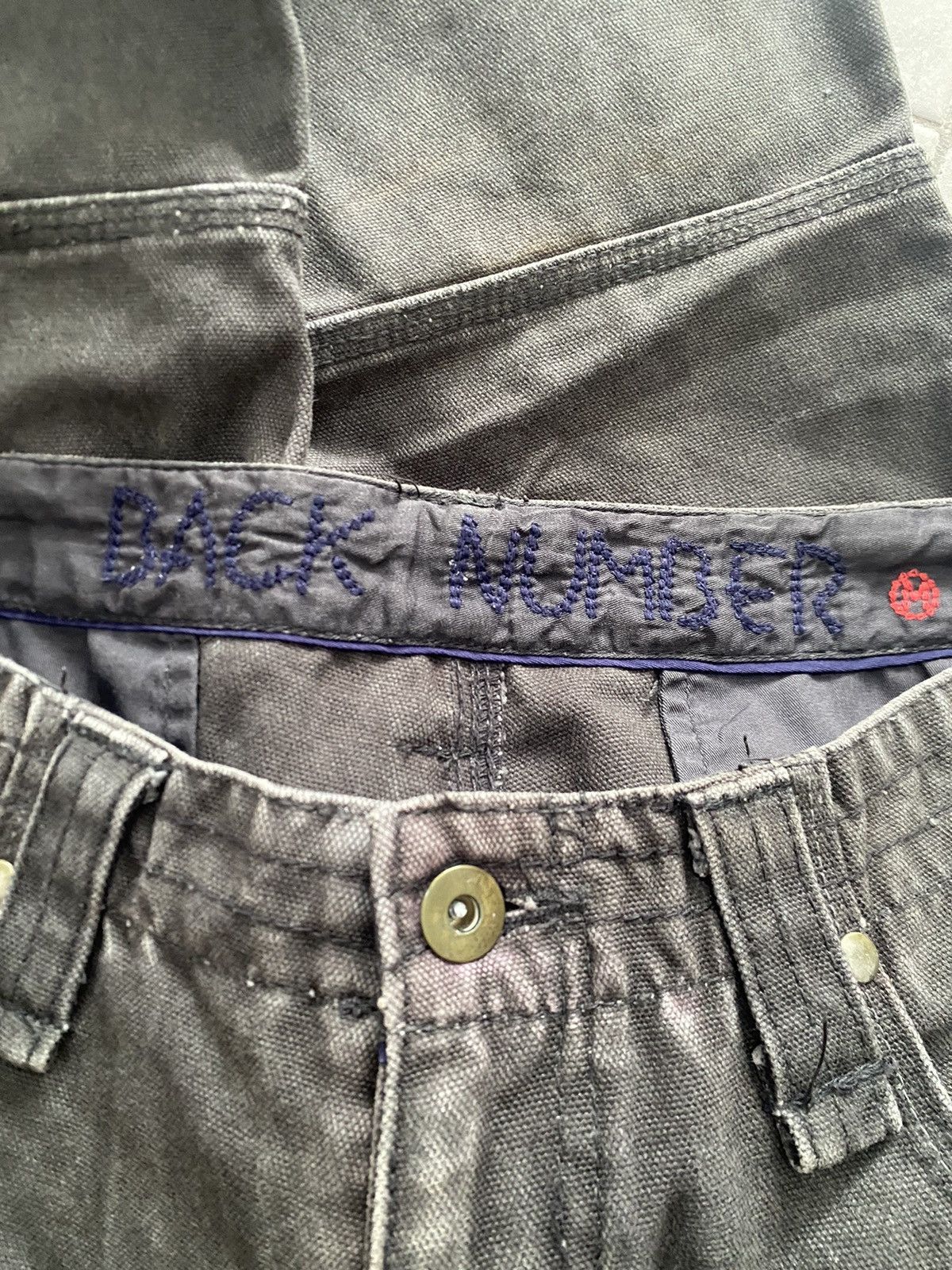 Japanese Brand JAPANESE BRAND BACK NUMBER DUCK CANVAS PANTS WORK WEAR STYLE Size US 30 / EU 46 - 7 Thumbnail