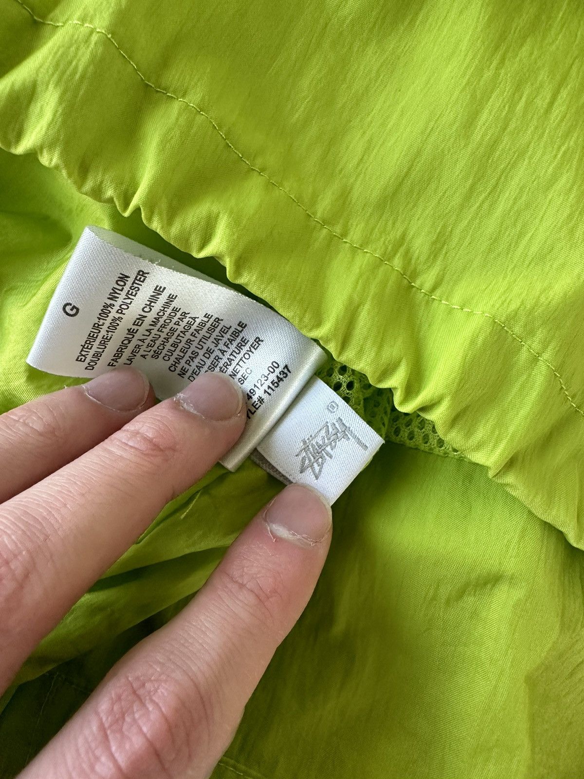 Stussy Stussy Sport Pullover Windbreaker Jacket Green Blue GTX Size US L / EU 52-54 / 3 - 6 Thumbnail