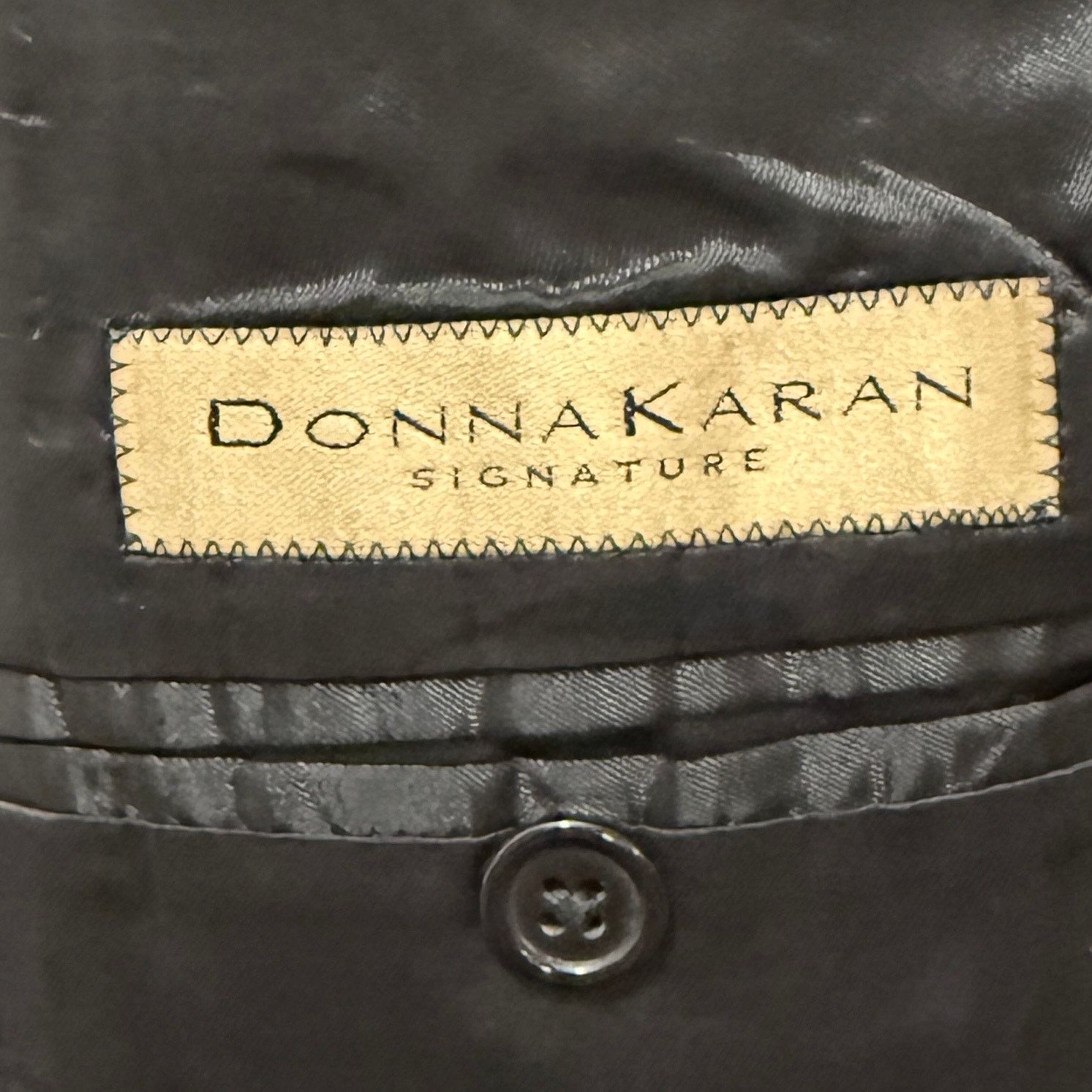 Donna Karan Donna Karan Signature men’s wool 3 button blazer 40R Italy Size 40R - 6 Thumbnail