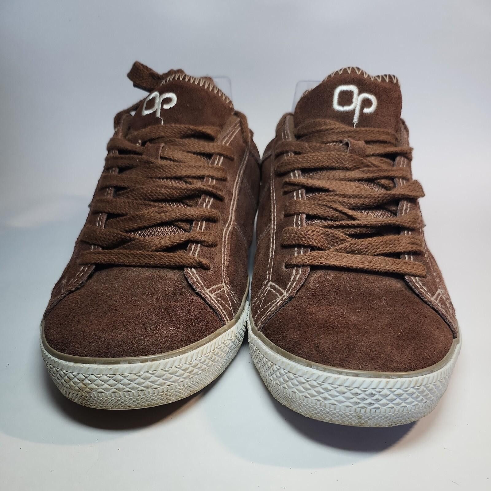 Ocean Pacific Ocean Pacific OP Brown Suede Y2K Skate Cruiser Low Top Sz10 Size US 10 / EU 43 - 5 Thumbnail