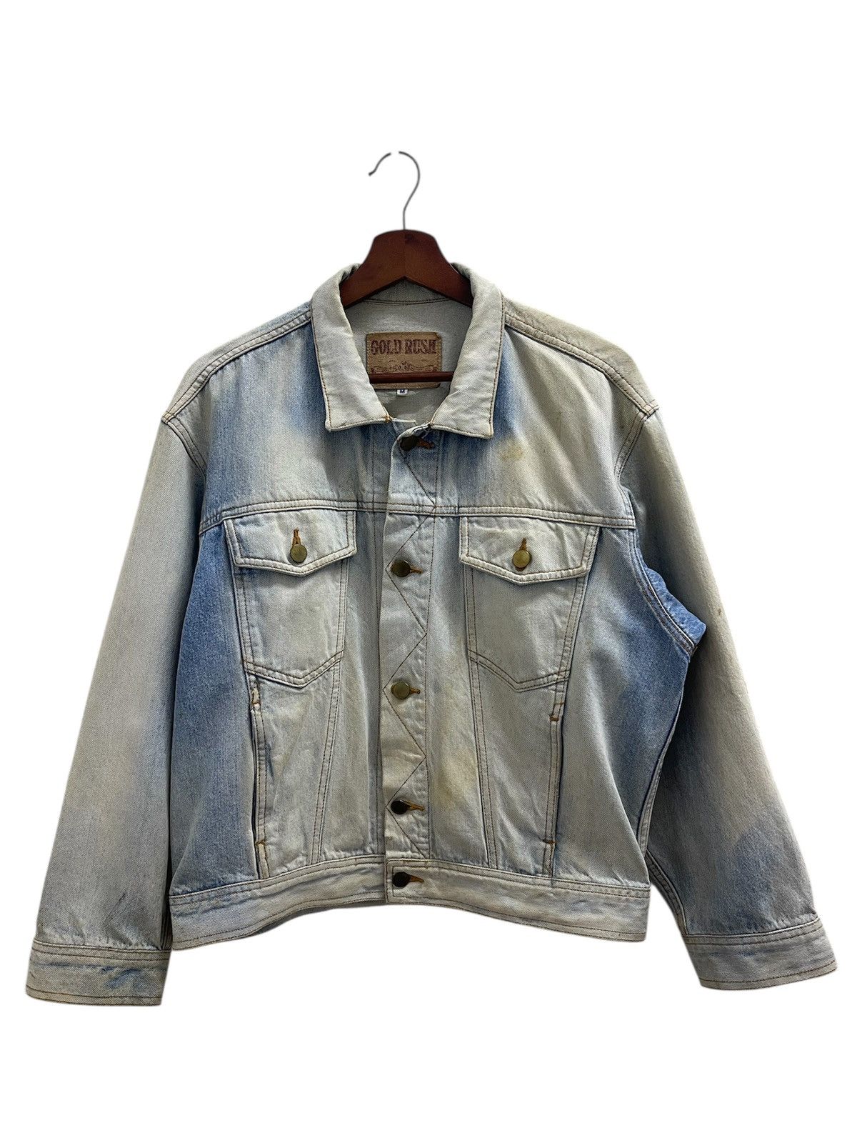 Edwin Vintage Gold Rush X Edwin Sunfaded Trucker Jacket Size US M / EU 48-50 / 2 - 1 Thumbnail