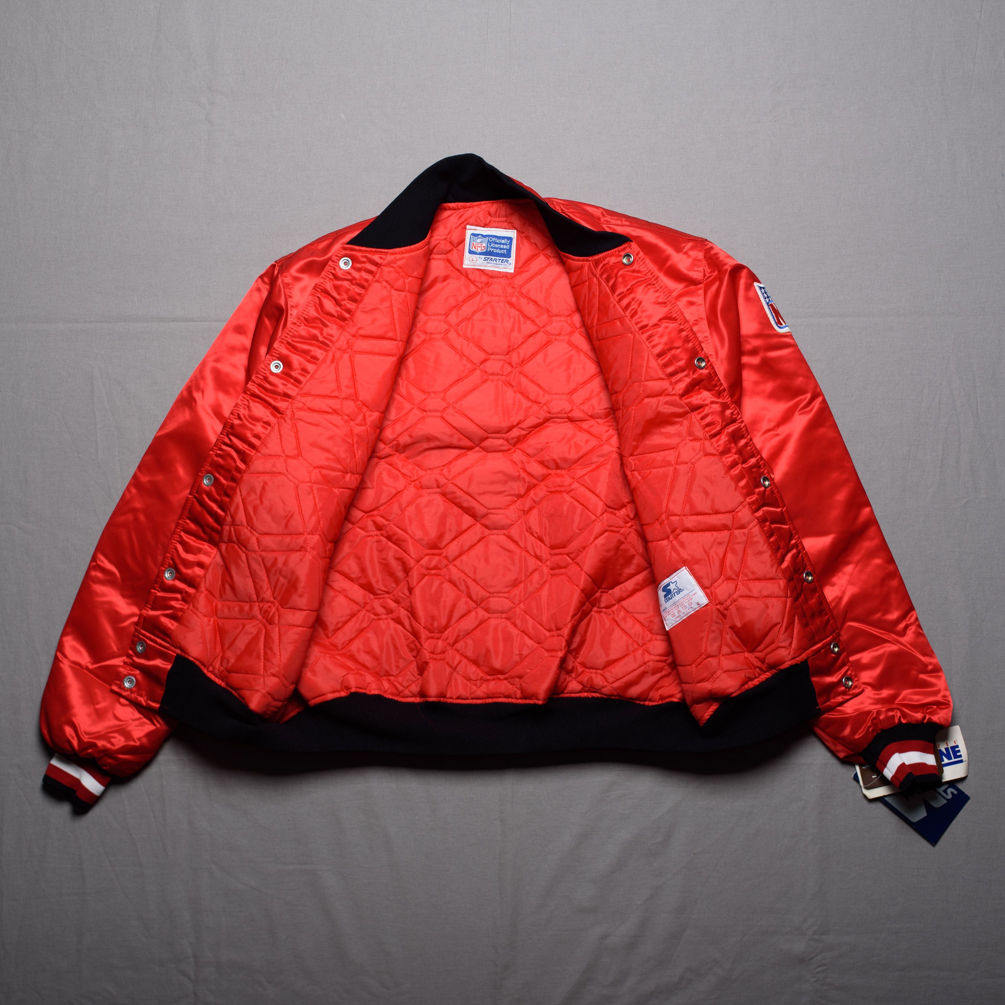 NFL × Starter Vintage San Francisco 49ers Starter Bomber Jacket Size US L / EU 52-54 / 3 - 2 Thumbnail