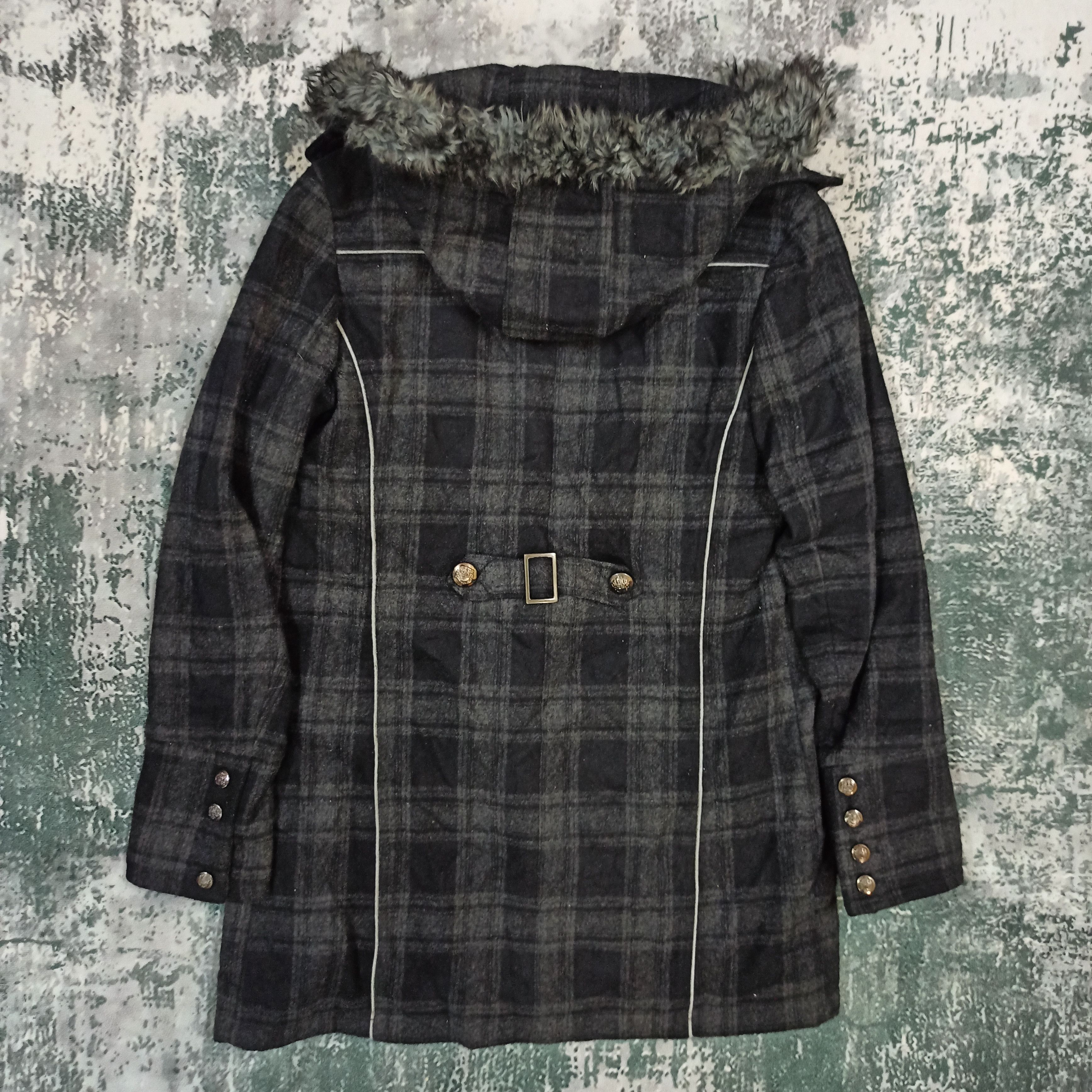 If Six Was Nine P-Coat Long Wool Unique Gothic Punk Melton Double-Breasted Size US XXL / EU 58 / 5 - 11 Thumbnail