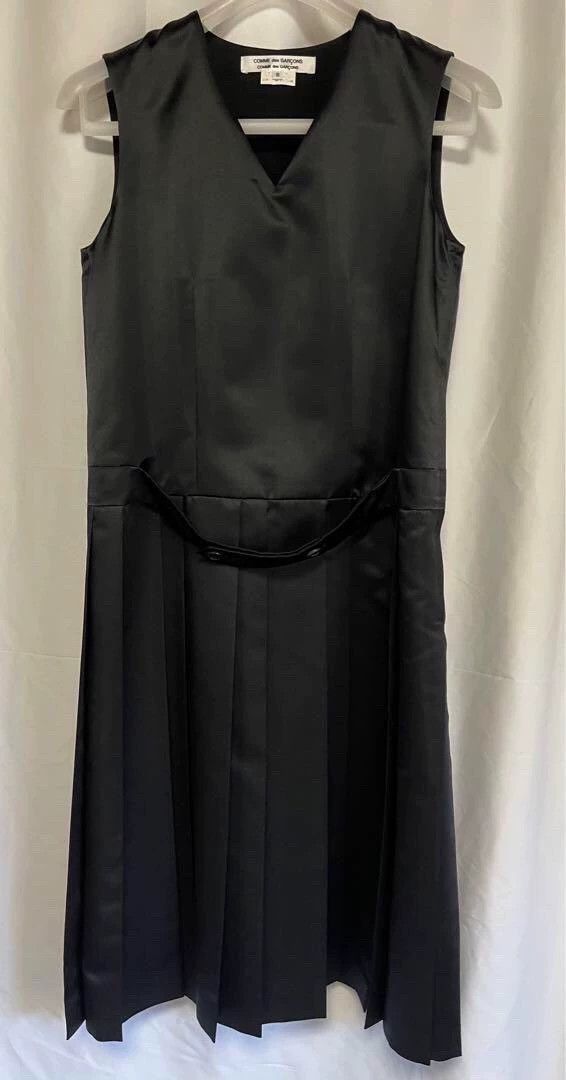 Comme des Garcons Comme des Garcons Black pleated skirt dress Size S / US 4 / IT 40 - 1 Thumbnail