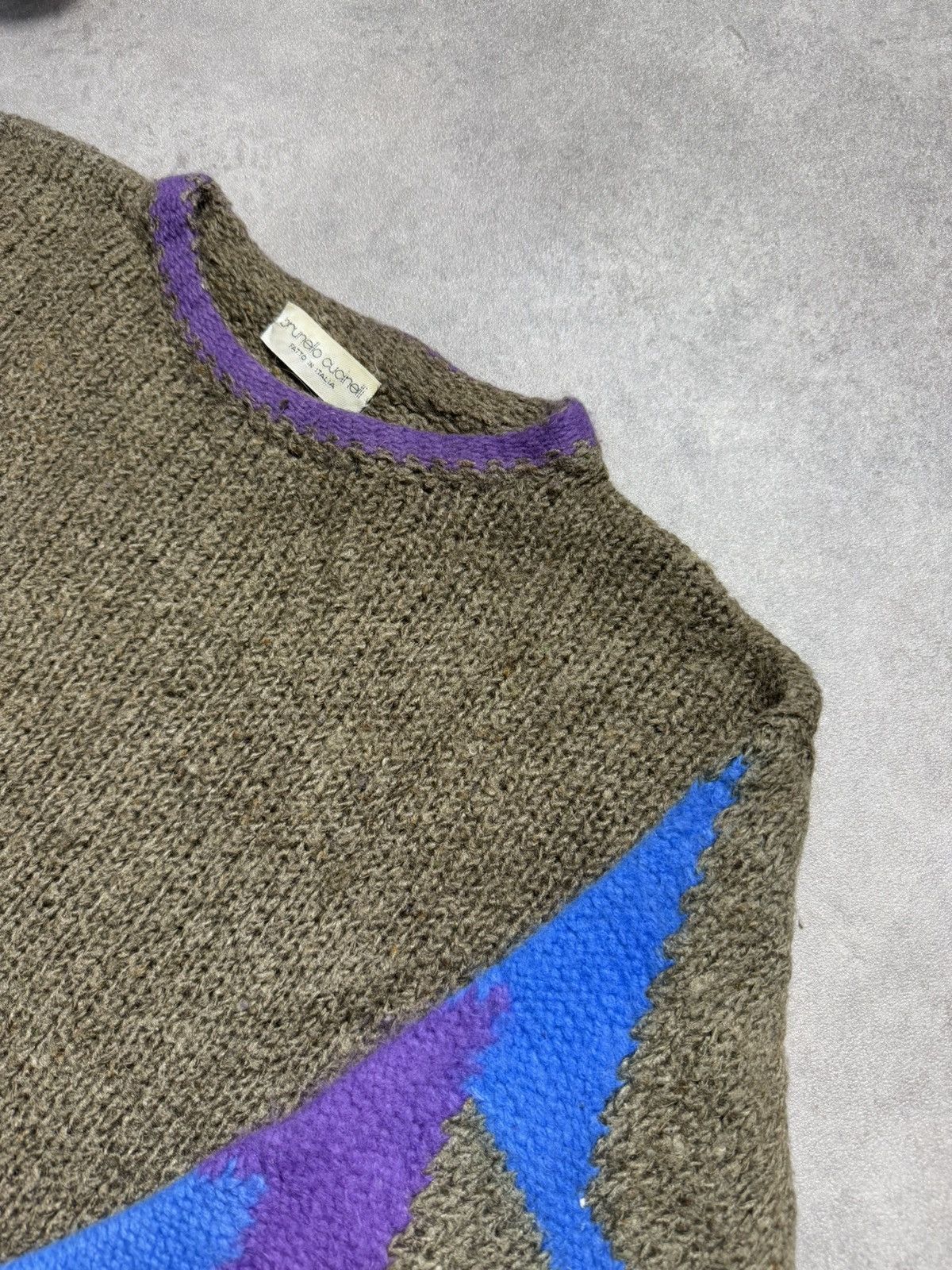 Brunello Cucinelli × Vintage Brunello Cucinelli Sweater Woman Cropped Fit Fatto in Italia Size M / US 6-8 / IT 42-44 - 4 Thumbnail