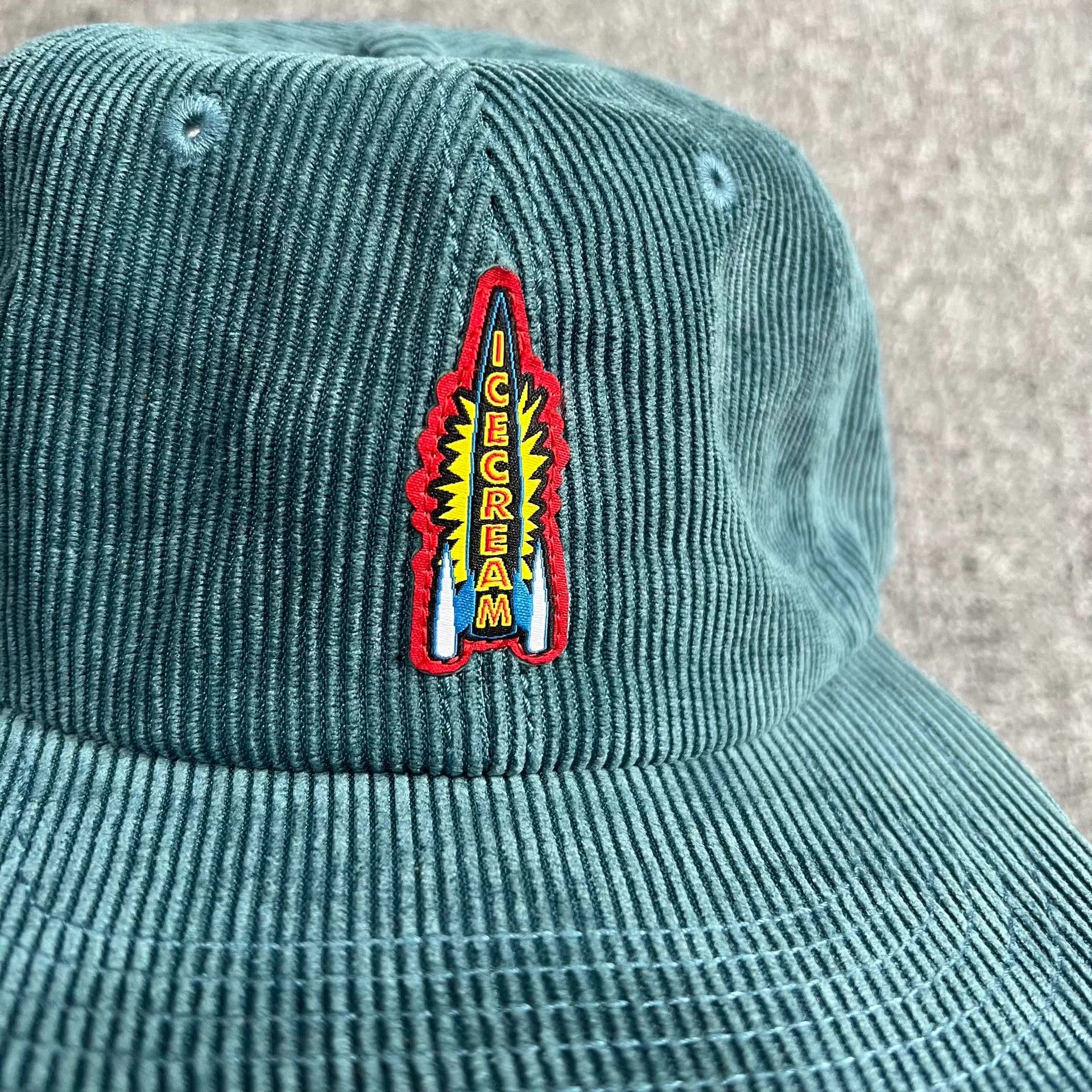 Billionaire Boys Club BBC ICECREAM CorduroyRocketEmbroidered Baseball Sun Hat Q7 Size ONE SIZE - 2 Thumbnail