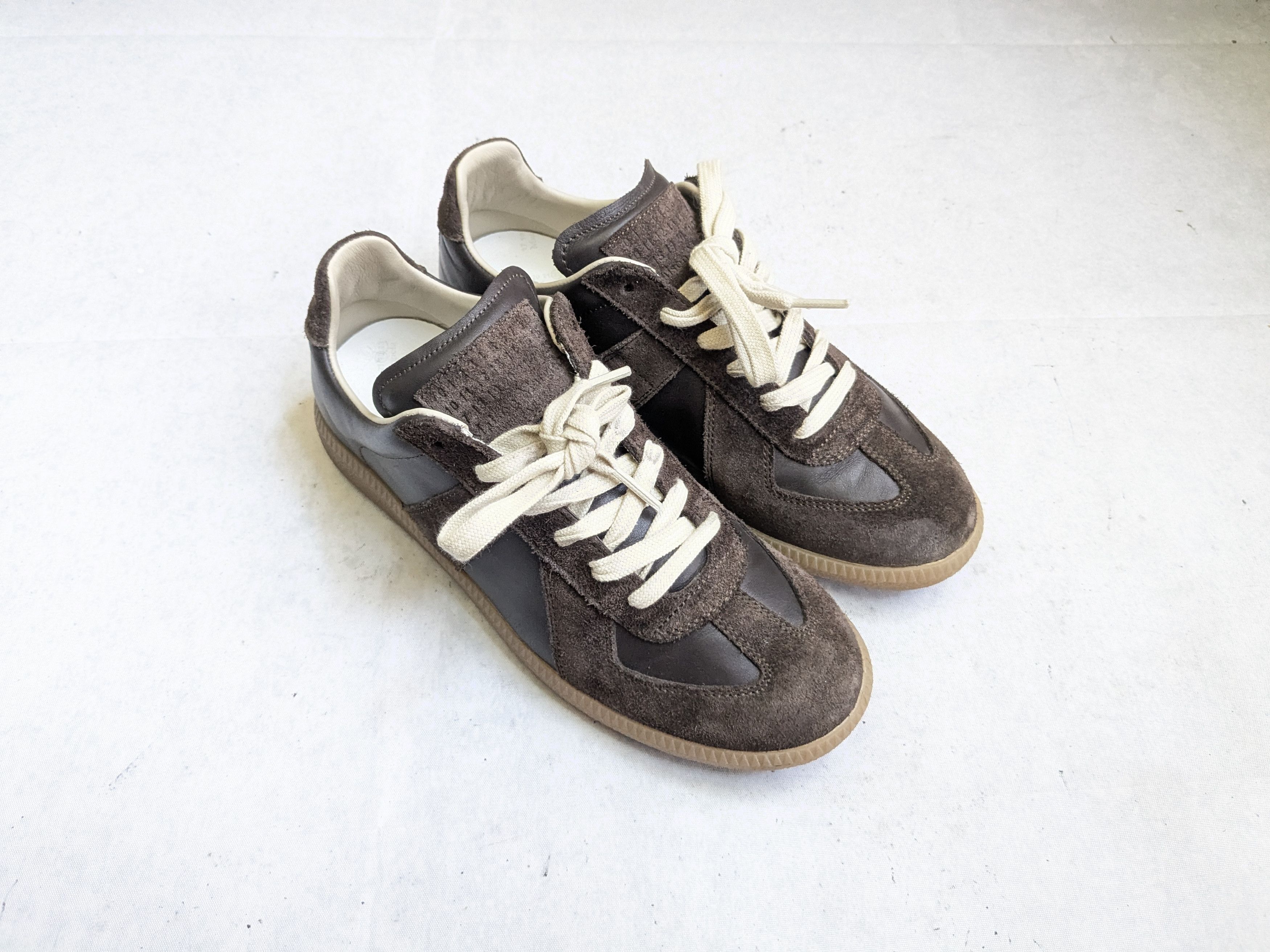 Maison Margiela Maison Margiela Replica GAT Sneakers 37.5 7.5 Taupe Size US 7.5 / IT 37.5 - 2 Thumbnail