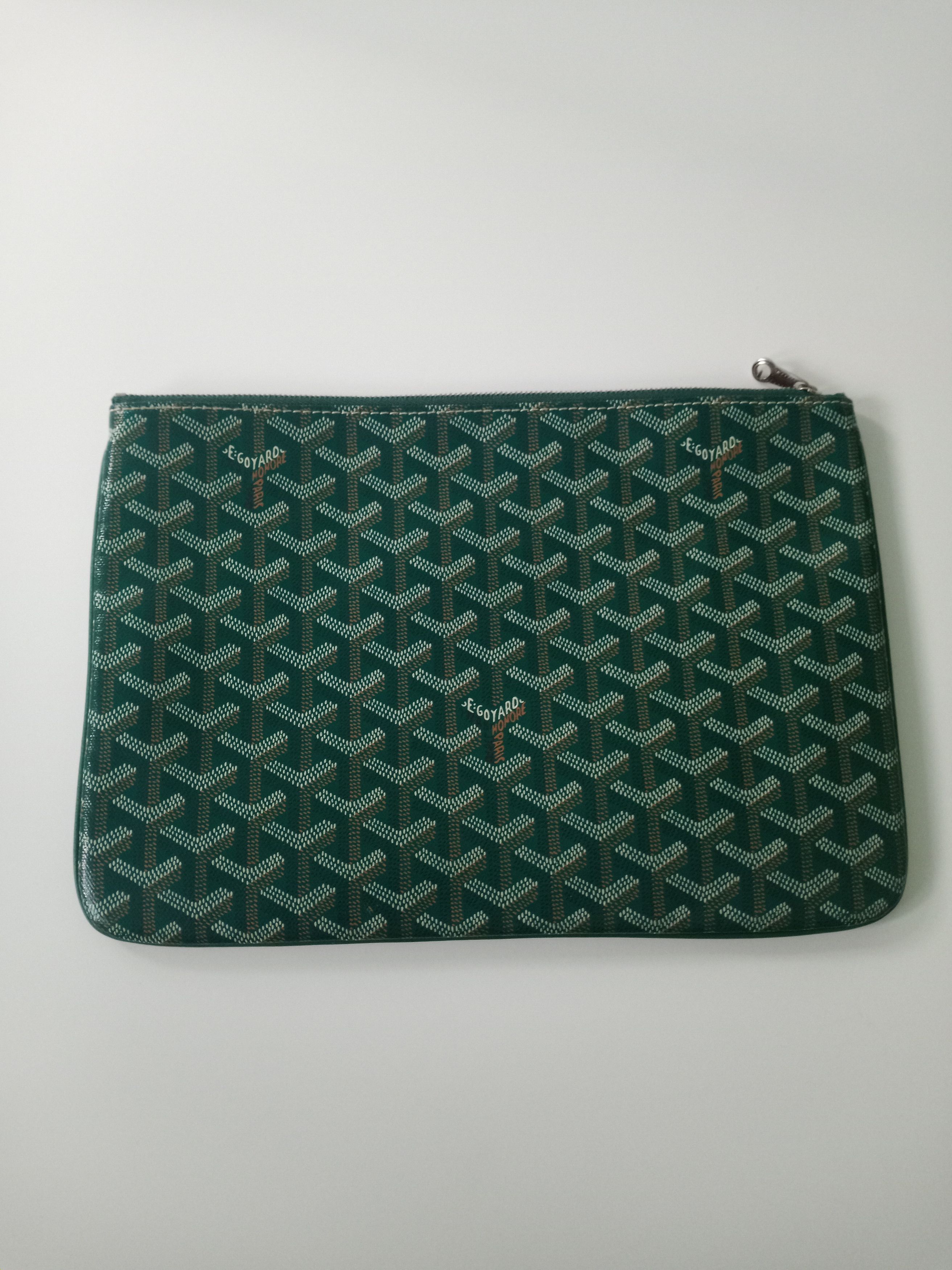 Goyard Goyard Senat Pouch Pochette MM Clutch Bag Green - 2020 Model Size ONE SIZE - 1 Thumbnail