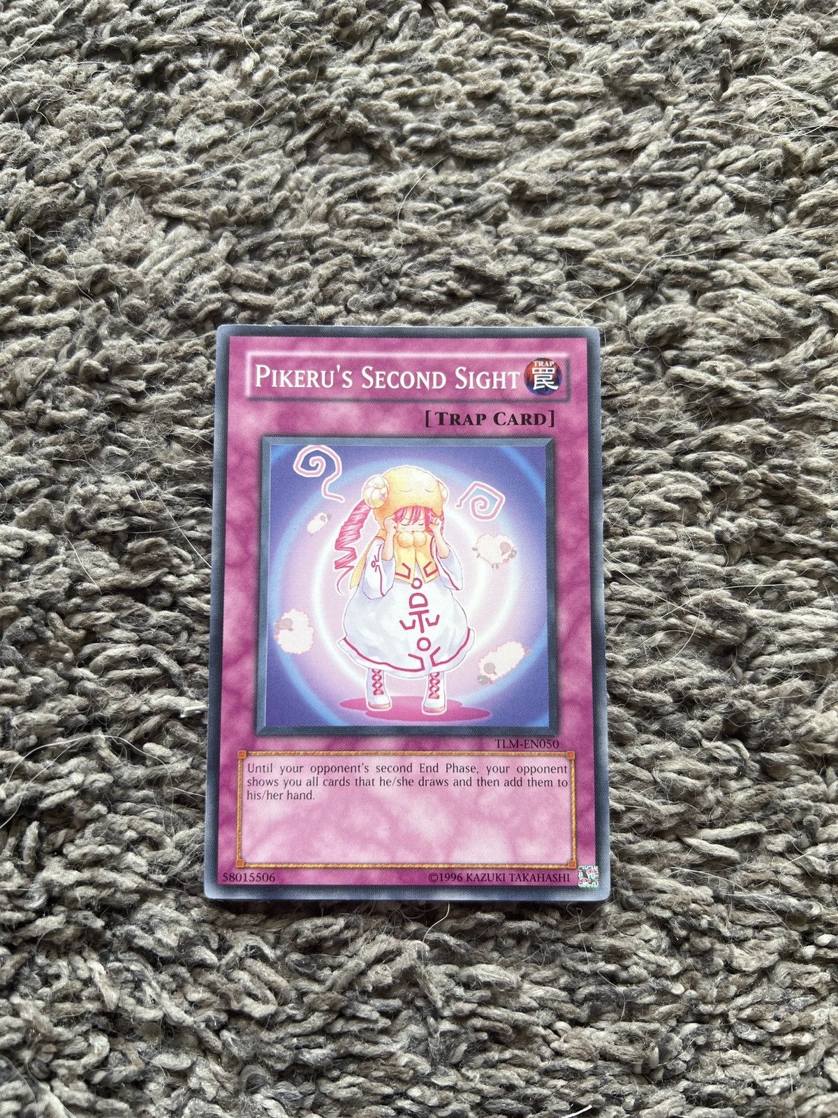 Vintage 1996 Konami Yu-Gi-Oh! Pikeru’s Second Sight Card Size ONE SIZE - 1 Thumbnail