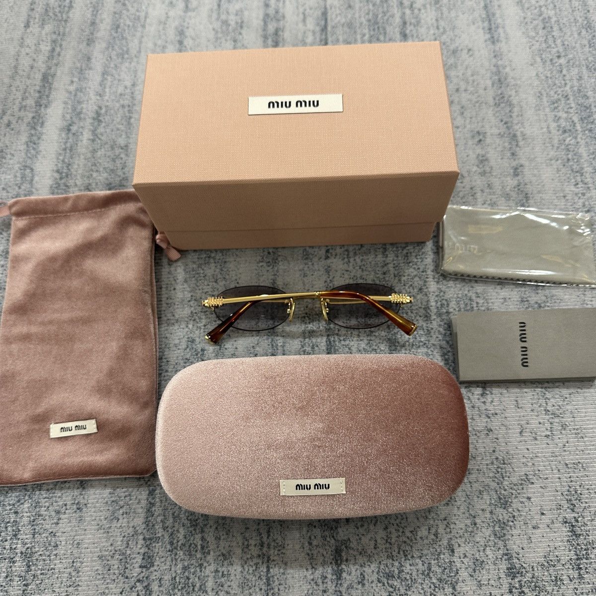 Miu Miu MIU MIU 0MU A54S 5AK04O SUNGLASSES Size ONE SIZE - 2 Thumbnail