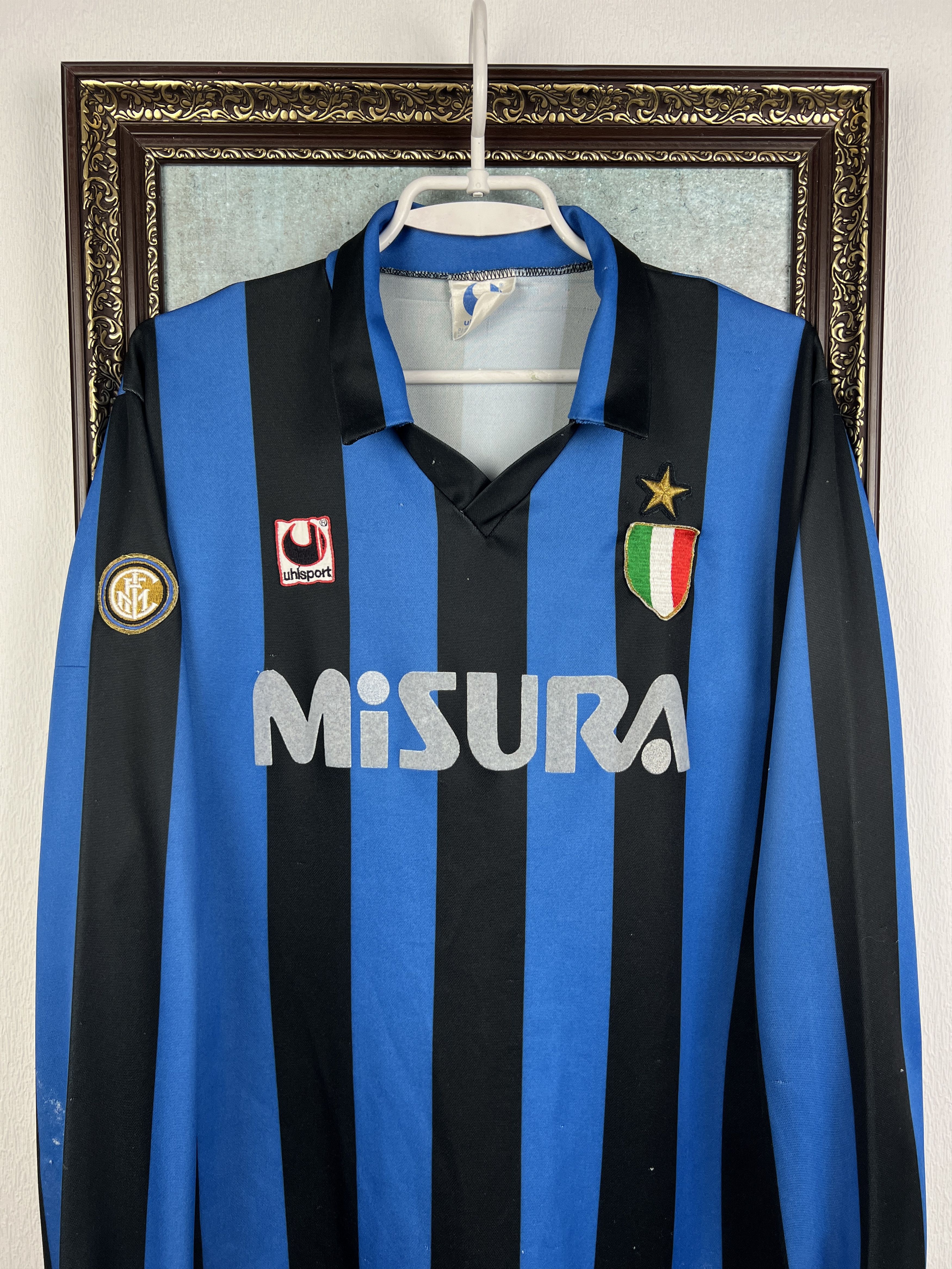 Vintage Inter Milan football shirt Soccer Long Sleeve Maglia Jersey Size US L / EU 52-54 / 3 - 2 Thumbnail