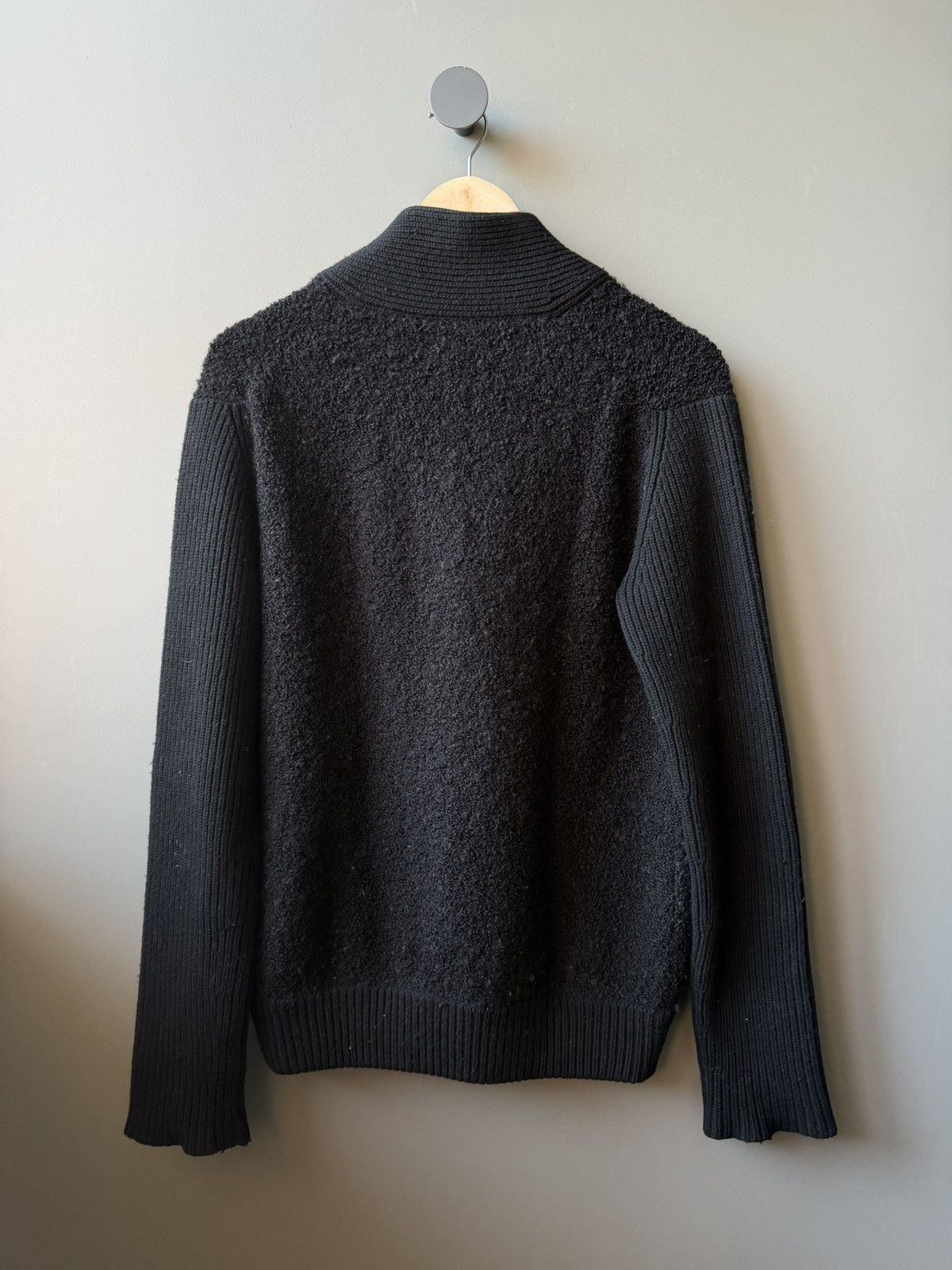 Tse TSE Wool Mohair Cashmere Blend Shawl Collar Cardigan Black Size US S / EU 44-46 / 1 - 4 Thumbnail