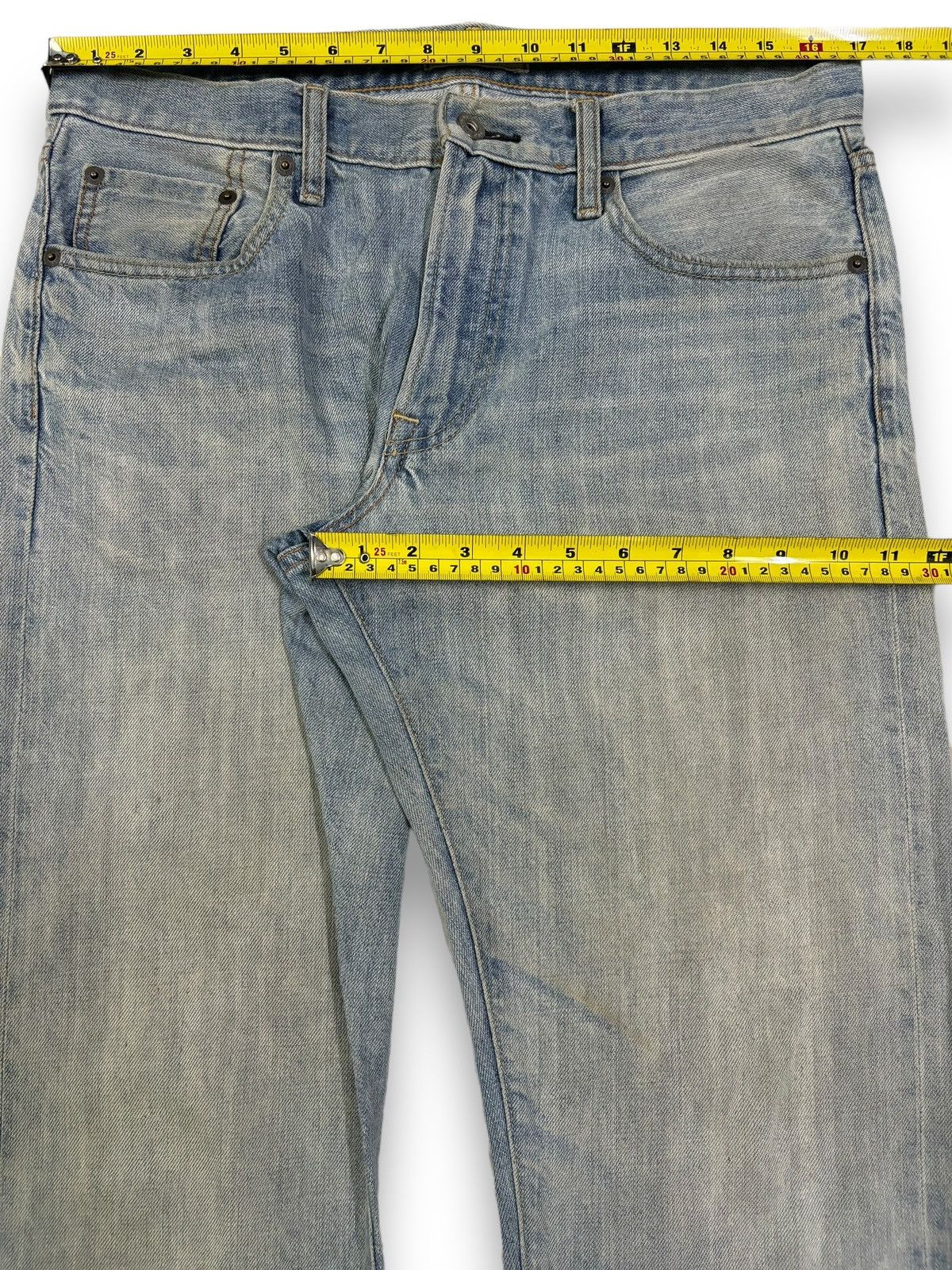 Undercover × Uniqlo Vintage Y2K Uniqlo UJ Selvedge Mud Washed Loose Jeans Size US 34 / EU 50 - 16 Thumbnail