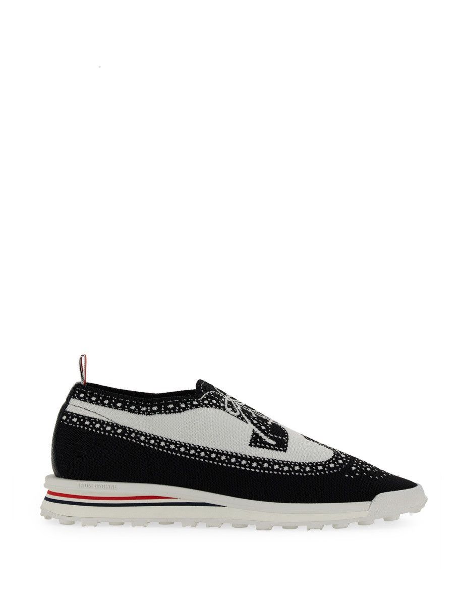 Thom Browne THOM BROWNE TECH RUNNER SNEAKER - BLACK (US 6½) Size US 6.5 / EU 39-40 - 1 Thumbnail
