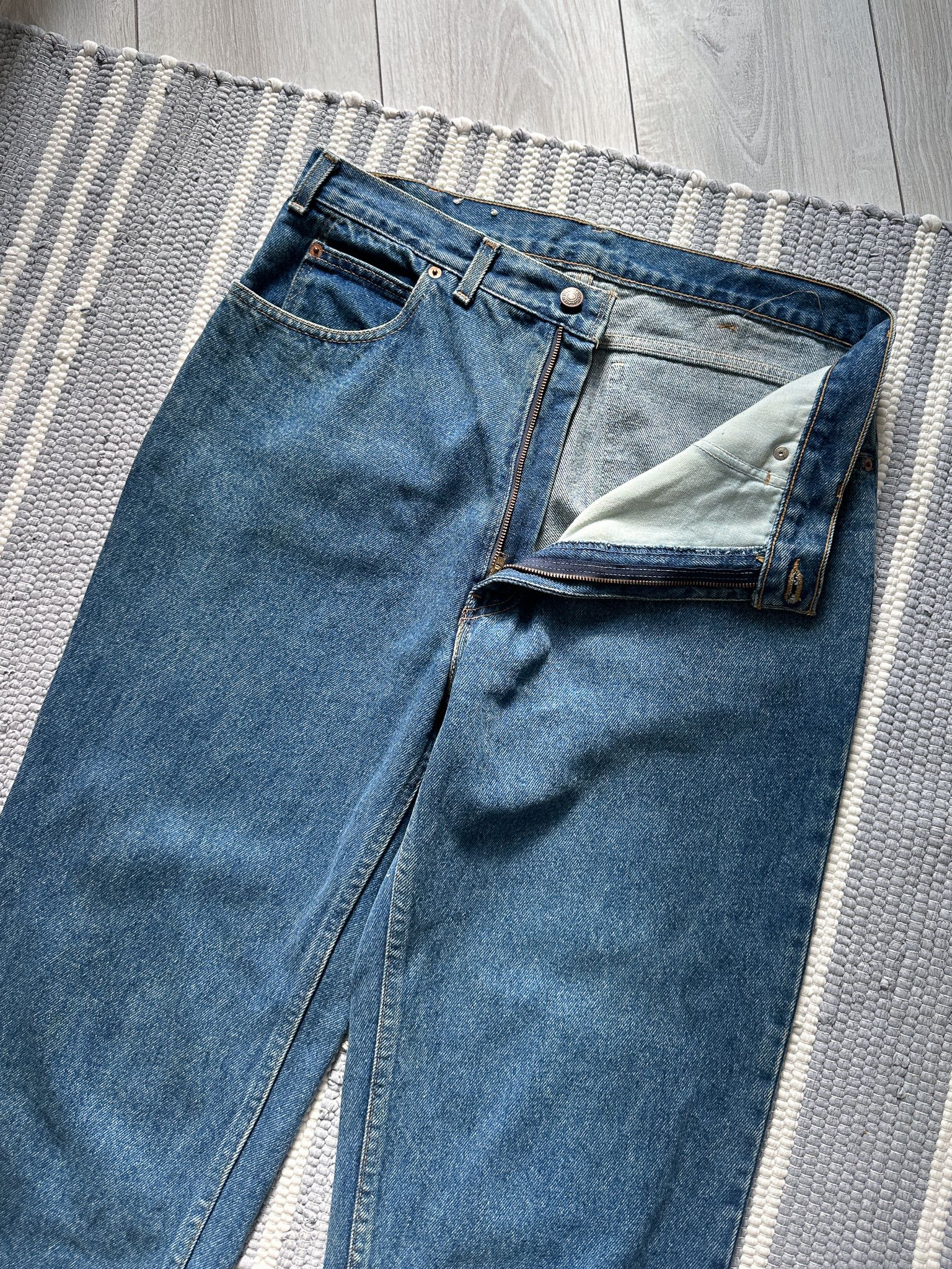 Levi's Vintage Levis 416 Blue Denim Pants Jeans Size US 34 / EU 50 - 4 Thumbnail
