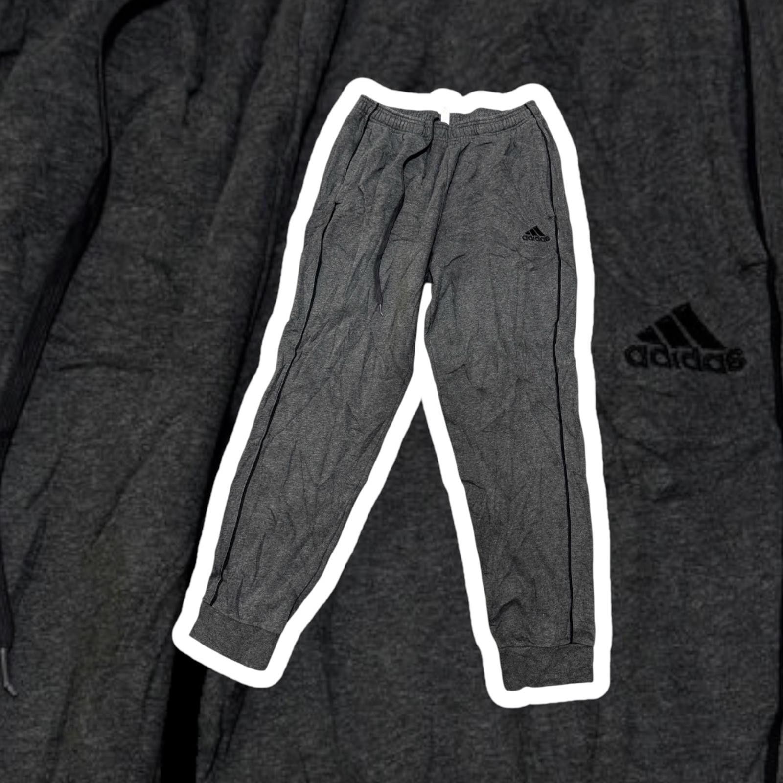 Adidas Adidas Men's Grey Sweatpants Size L Size US 34 / EU 50 - 1 Thumbnail