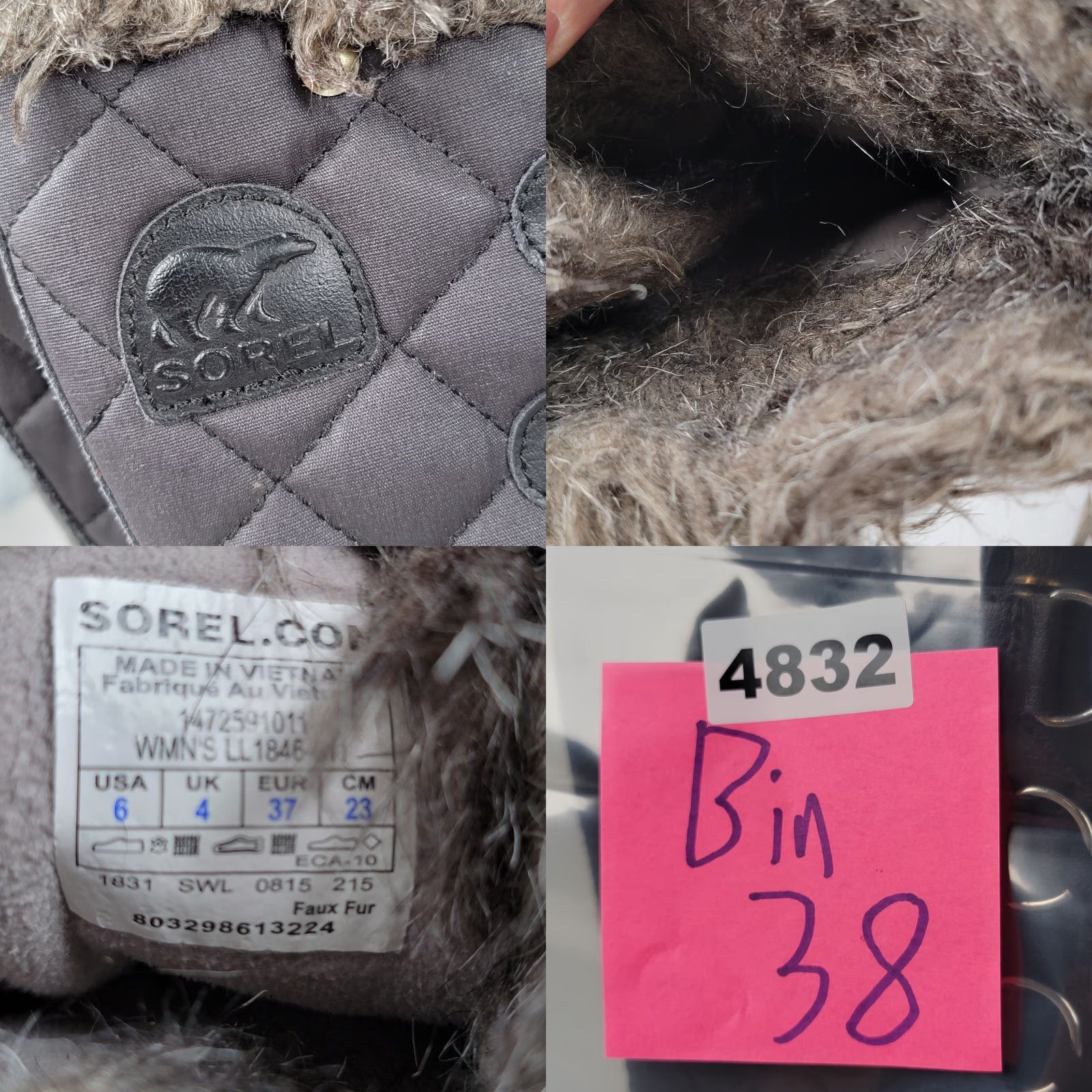 SOREL Sorel Tofino II Lace Up Black Winter Snow Boots Women’s Size 6 - Waterproof, Faux Fur Lined, Mid-Calf, Logo, Solid Black, Casual Winter Boot Ladies 6 Size US 6 / IT 36 - 9 Thumbnail