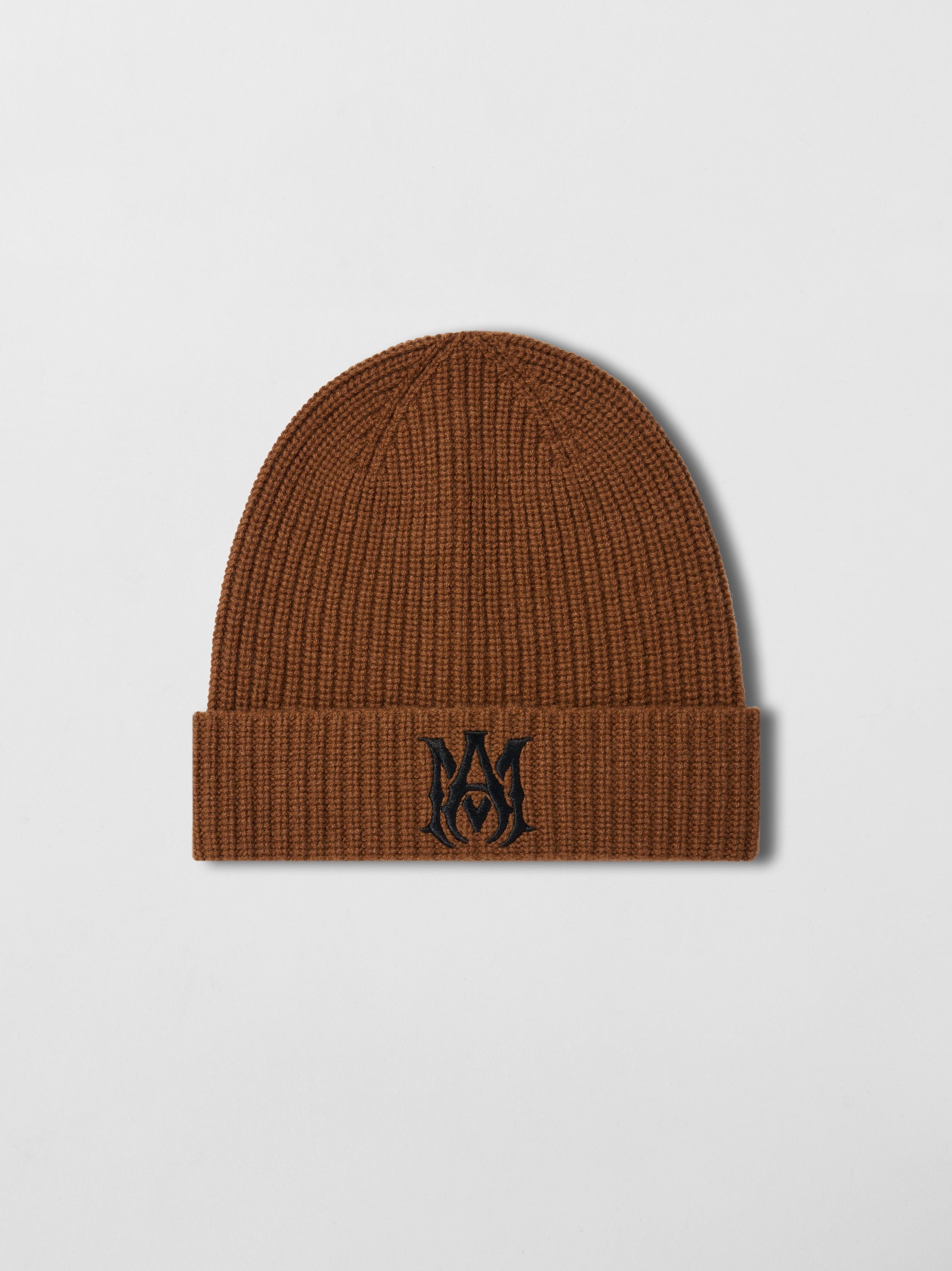 Amiri o1s1wg110925 Size: OS / MA Beanie Cap / Hat in Brown Size ONE SIZE - 1 Thumbnail