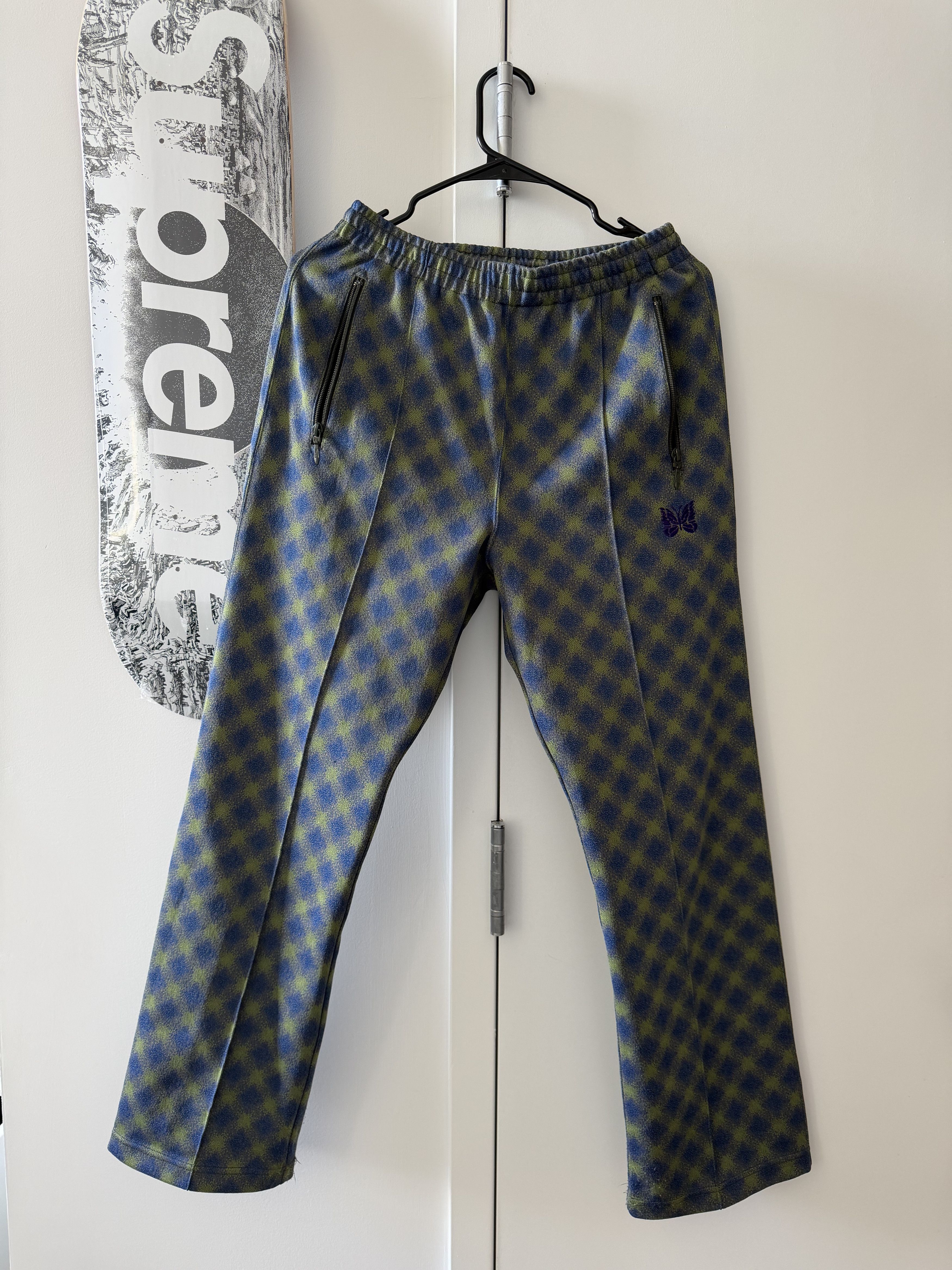Plaid Track Pants