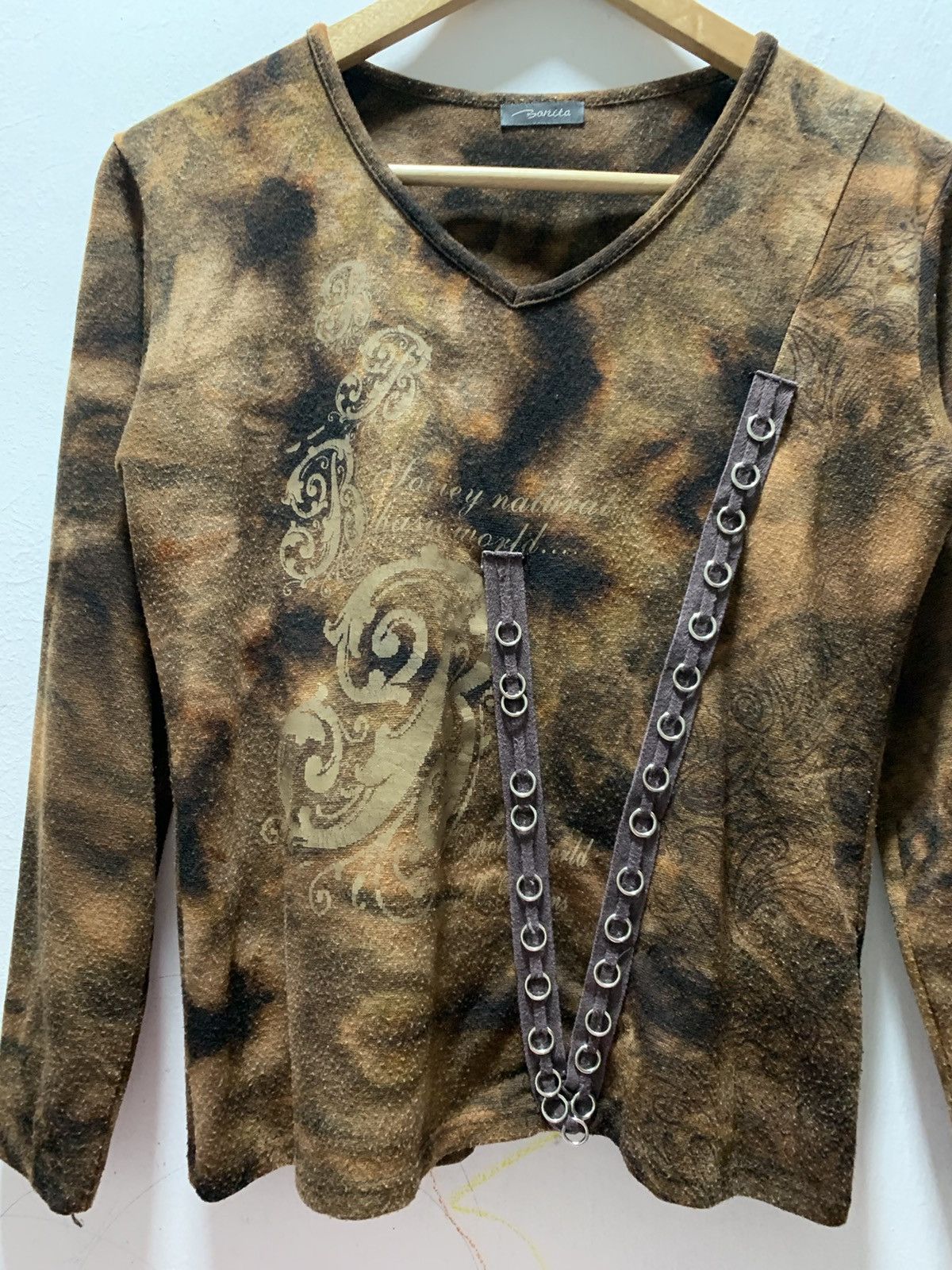 Japanese Brand Crazy Vintage Y2K Gothic Affliction Style Nature Tee Size M / US 6-8 / IT 42-44 - 3 Thumbnail