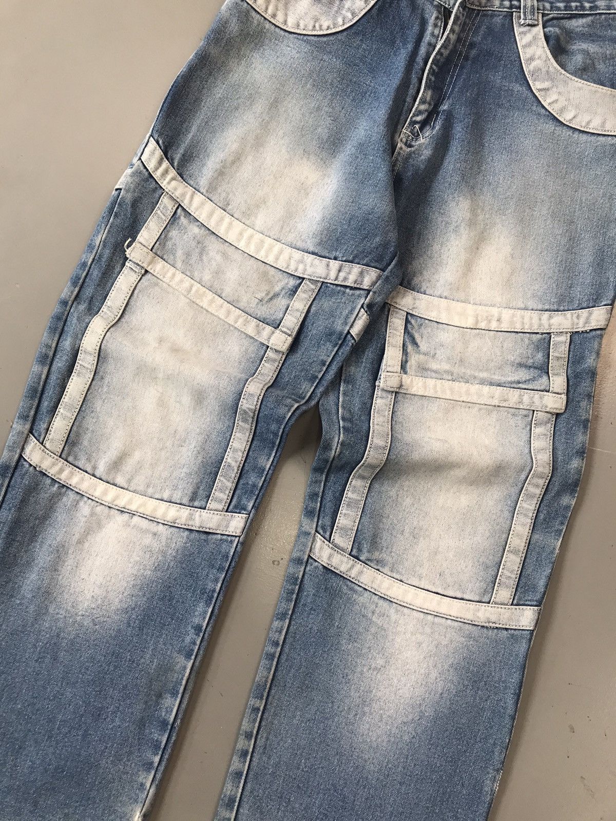 Vintage Crazy vintage big pocket Rengaofei denim Size US 30 / EU 46 - 3 Thumbnail