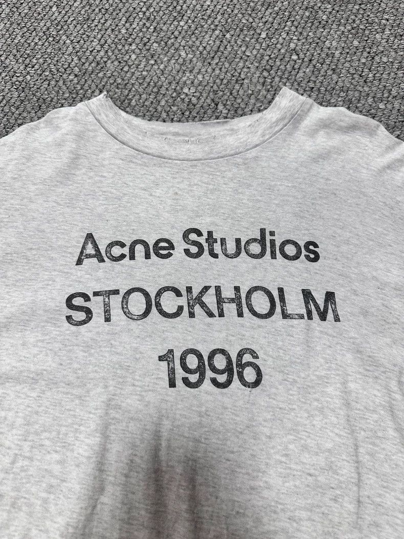Acne Studios acne studios Grey round-neck T-shirt 2506-Nextarrow Size US M / EU 48-50 / 2 - 3 Thumbnail