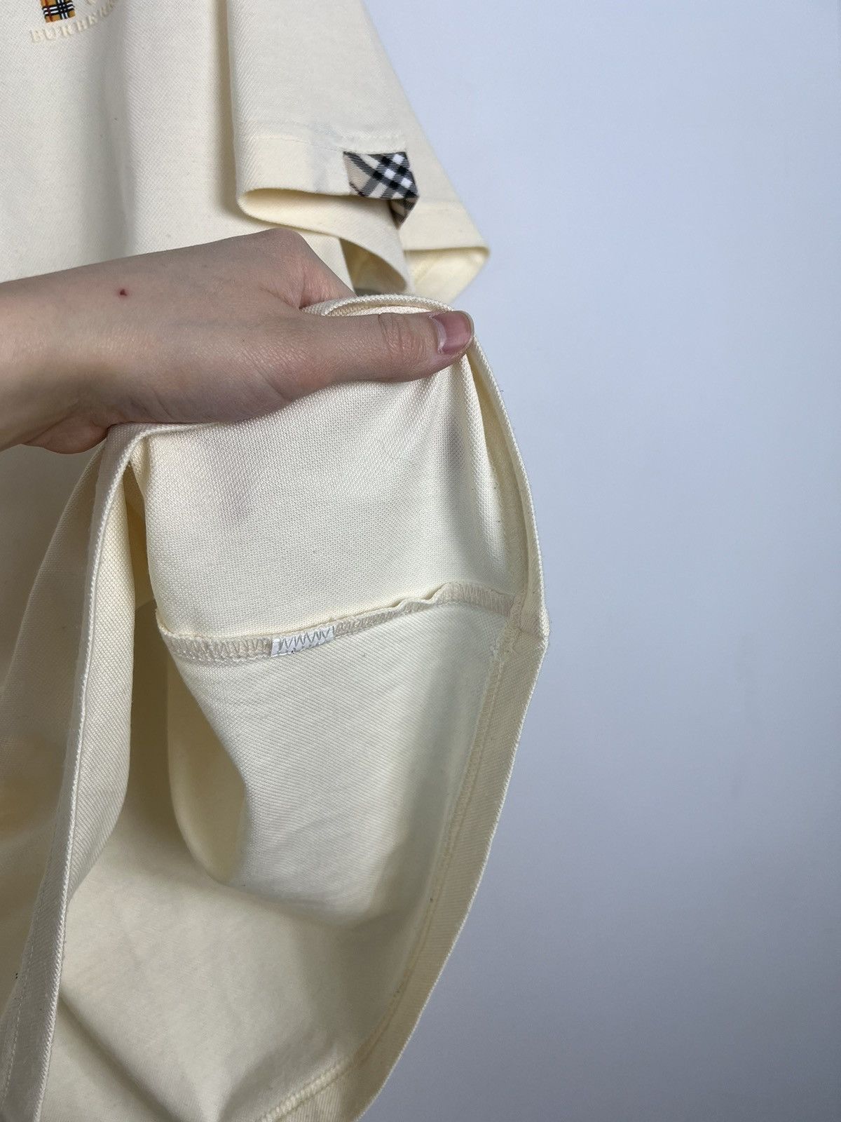 Nike × Vintage Polo Shirt Burberry Vintage 90’s Logo Size US L / EU 52-54 / 3 - 3 Thumbnail