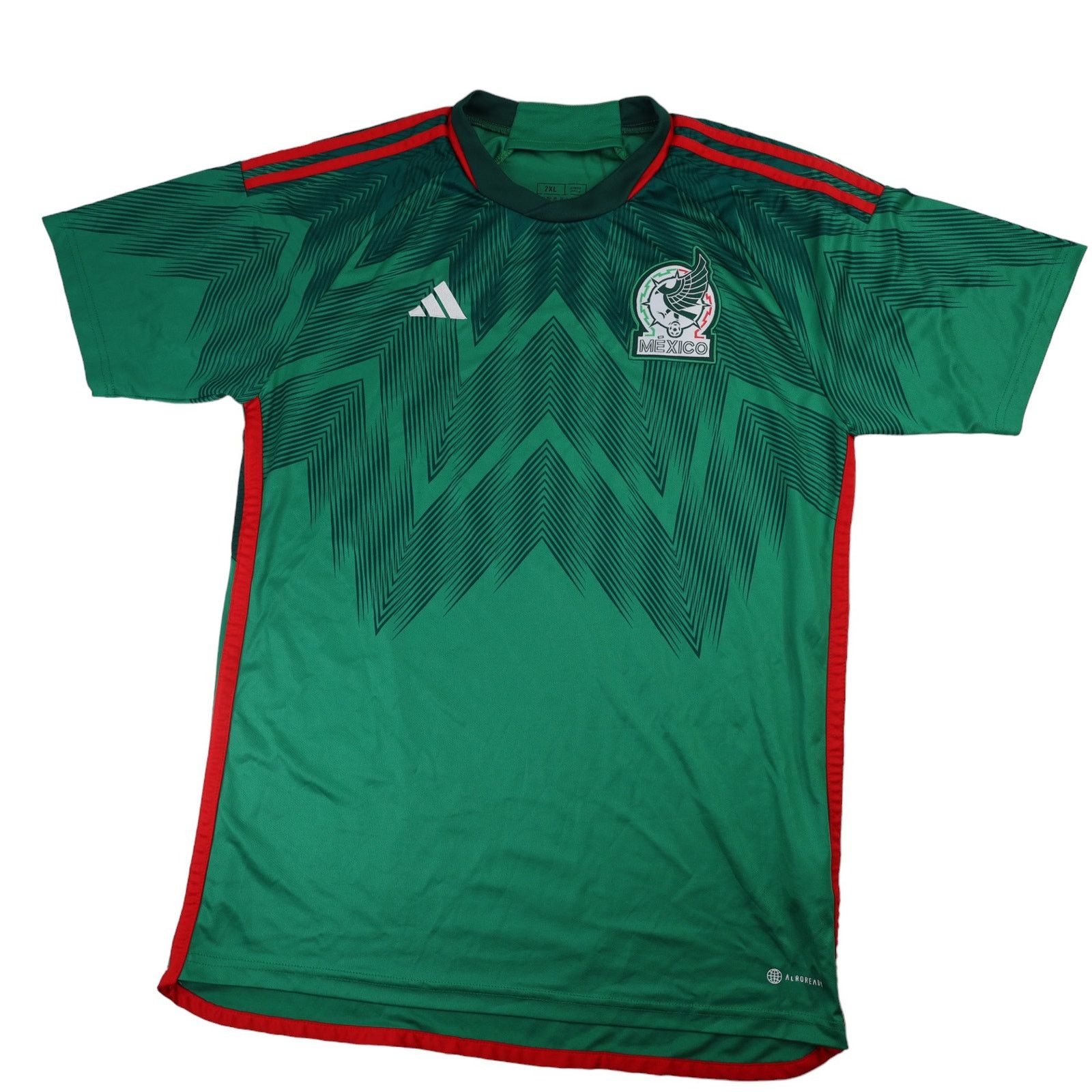 Adidas 2022-23 Adidas Mexico National Football Team Players Jersey Size US L / EU 52-54 / 3 - 1 Thumbnail