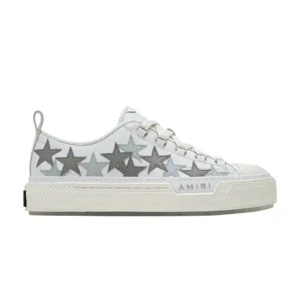 Amiri o1mle0426 Stars Court Low-Top Sneakers in White/Grey Size US 15 / EU 48 - 1 Preview