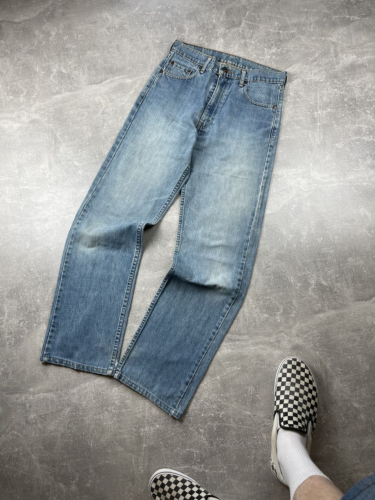 Japanese Brand × Levi's Vintage Clothing × Vintage Levi’s 509 90s Rare Loose Fit Blue Faded Jeans Made in Japan Size US 31 - 6 Thumbnail