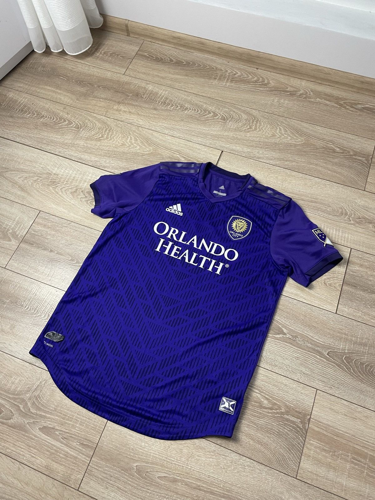 Adidas MLS ADIDAS ORLANDO CITY 19/20 HOME SOCCER JERSEY Mens L Size US L / EU 52-54 / 3 - 2 Thumbnail