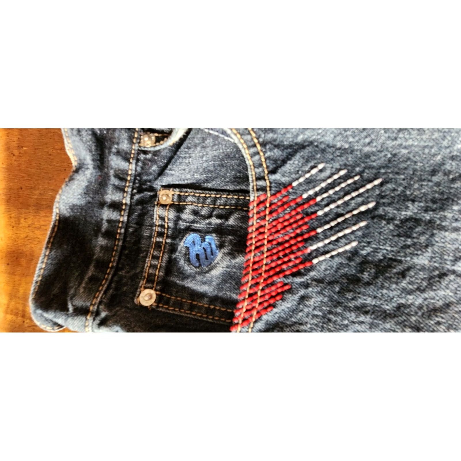Rocawear Rocawear Jeans Mens 34 Blue Dark Denim Wide Leg Hip Hop Street Wear Y2K Size US 34 / EU 50 - 5 Thumbnail